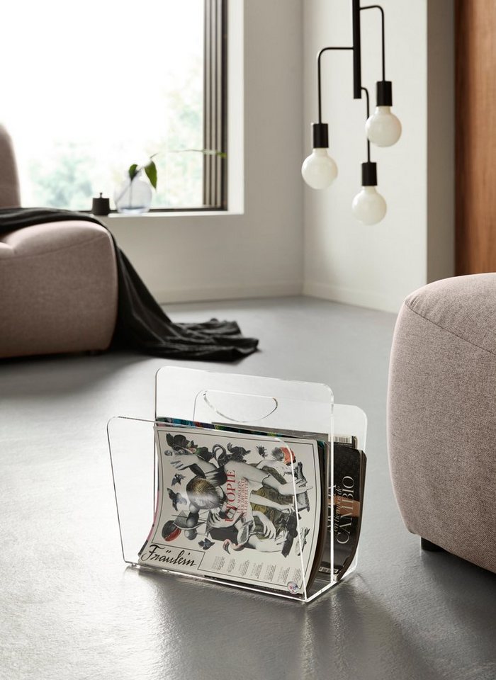 Places of Style Zeitungsständer Remus, aus Acrylglas, Pflegeleichte  Oberflächen