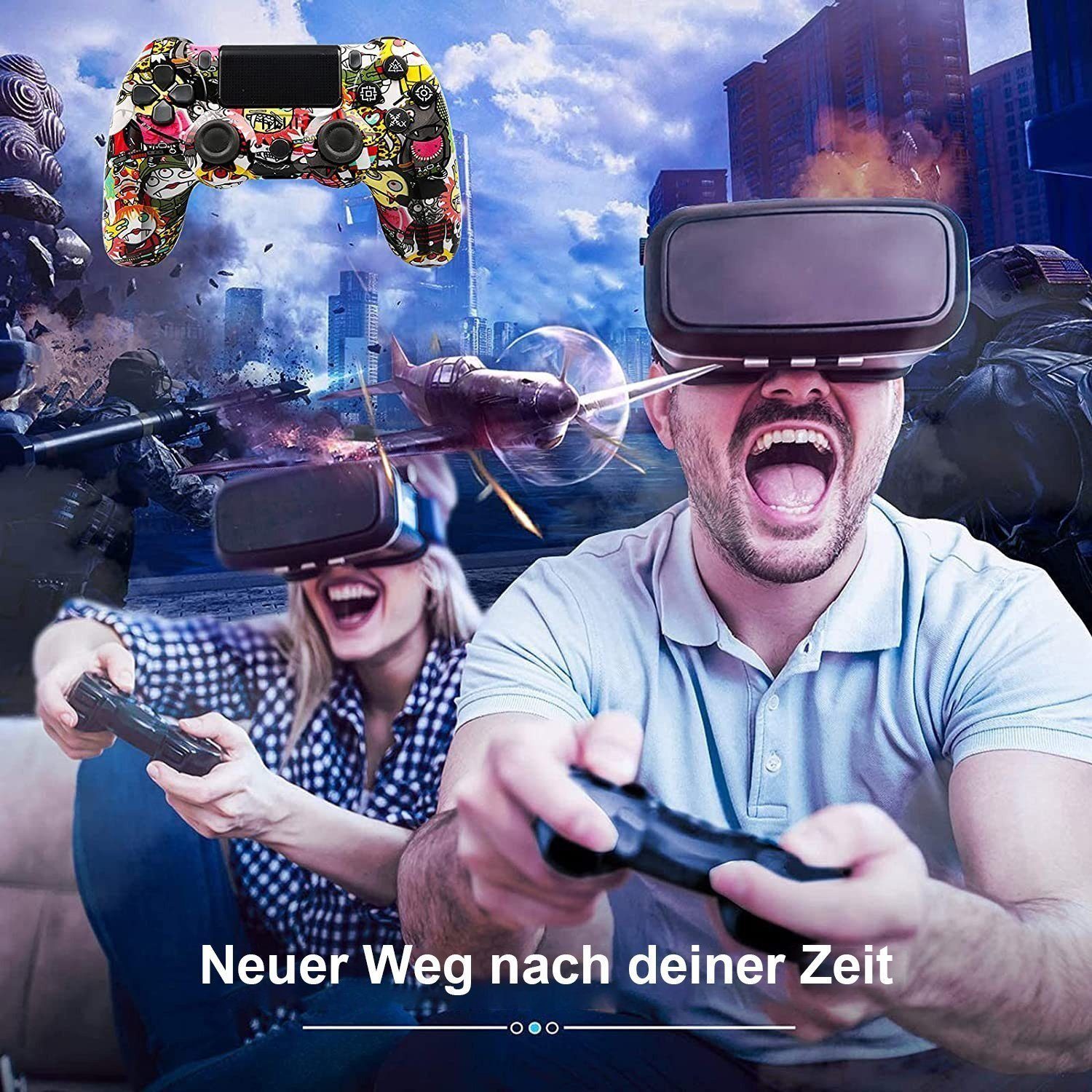 Gamepad, Tadow PlayStation für Wireless, 4-Controller Game Bluetooth, PS4 Controller,