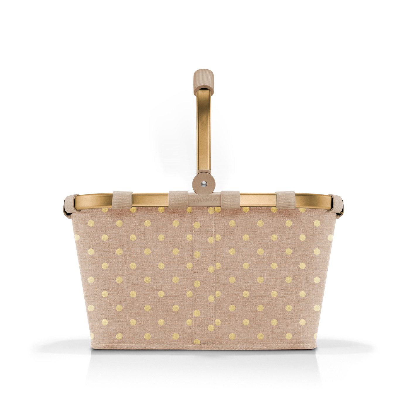 Reisenthel Carrybag Frame Metallic Dots Coffee