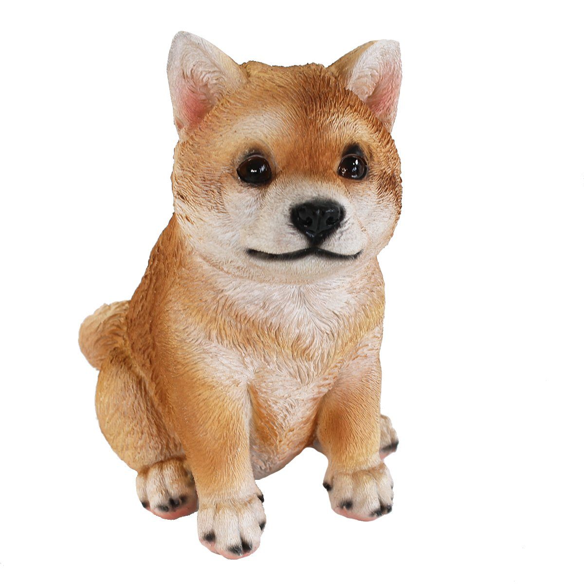 Tierfigur Hunde Figur Shiba Inu sitzend Tierfigur