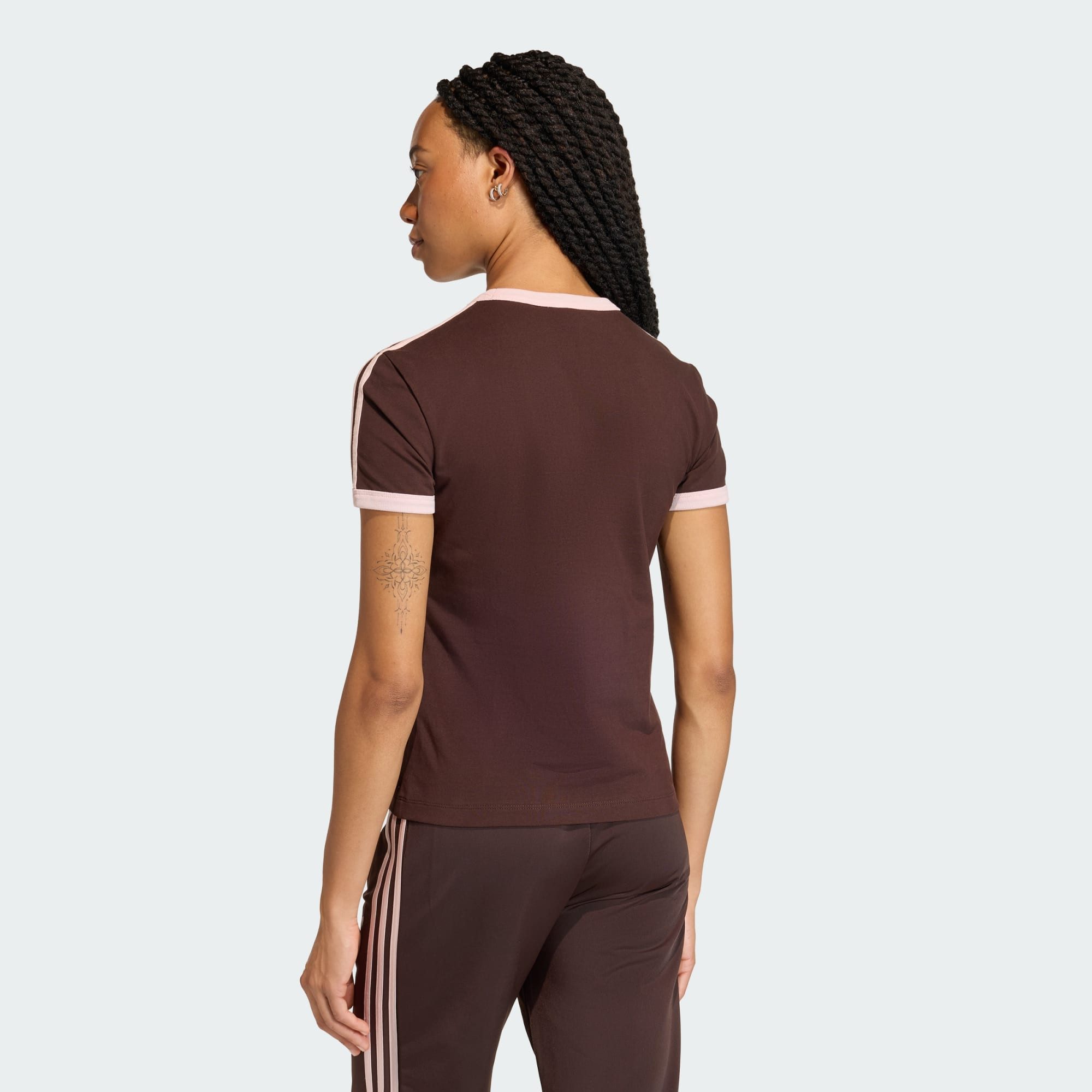 adidas Originals T-Shirt 3-STREIFEN SLIM T-SHIRT (1-tlg) günstig online kaufen
