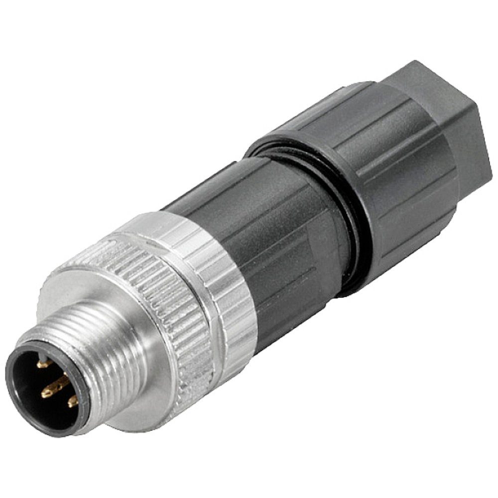 Weidmüller Steckdose Weidmüller 2681480000 Sensor-/Aktor-Steckverbinder M12 Stecker Polzah, SAISP-4A-4/8-M12