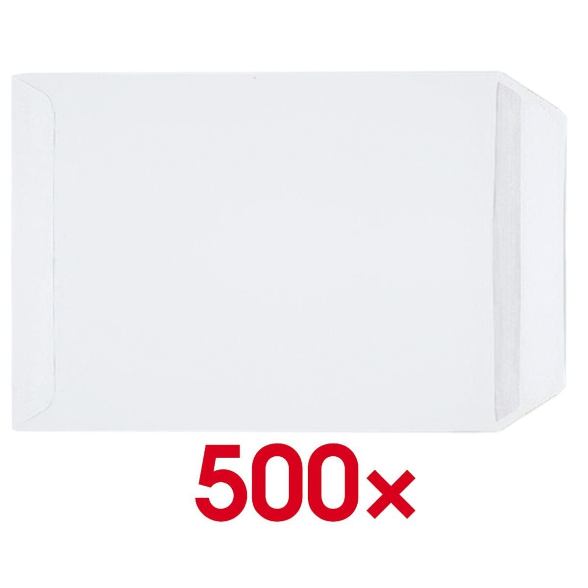 STEINMETZ Versandtasche, DIN C5, ohne Fenster, Haftklebung mit Abdeckstreifen