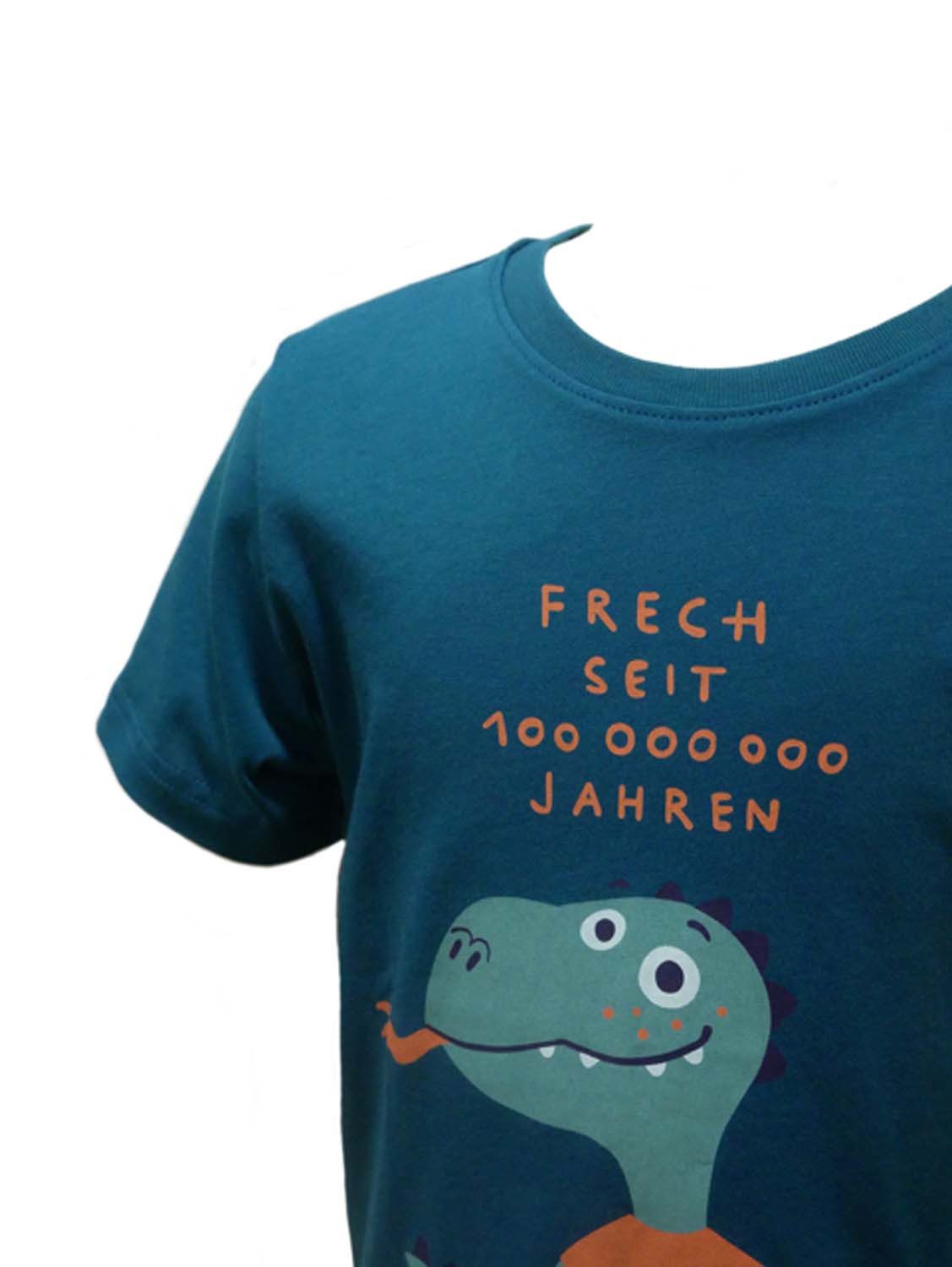 JAKO-O Print-Shirt JAKO-O Kinder T-Shirt mit tierisch frechem Print, petrol
