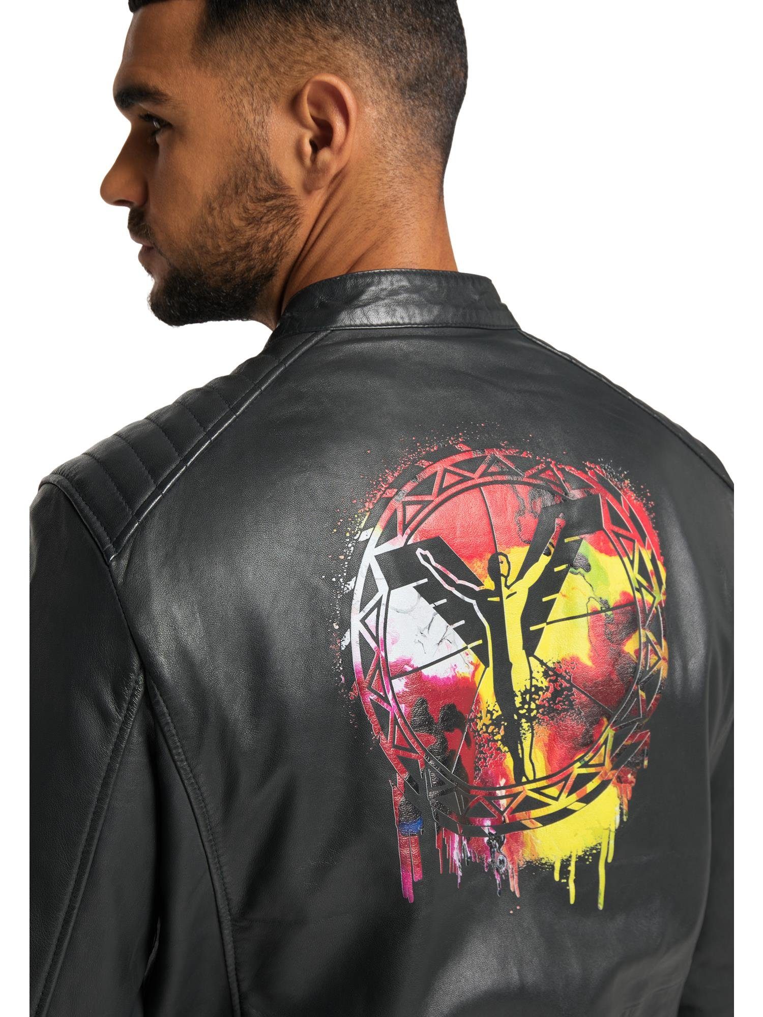 CARLO COLUCCI Lederjacke Centofanti