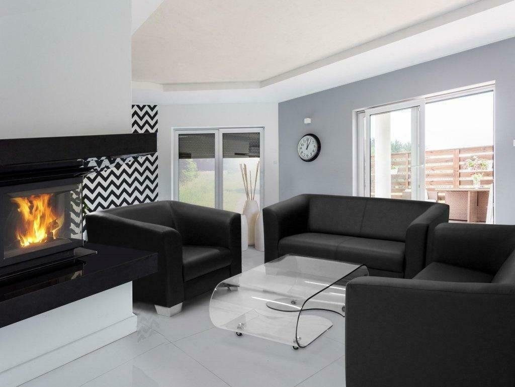 Schwarz 3+2+1 Set Couch Europe Moderne Sofagarnitur Luxus in Made Möbel Rote Neu, Sofa JVmoebel Sitzer