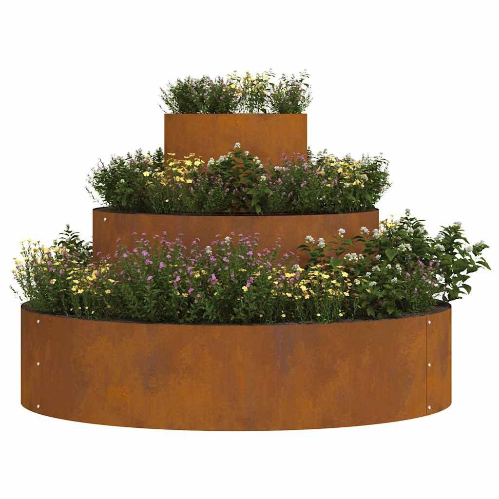 vidaXL Blumentopf Gartenblumentopf Braun 90 x günstig online kaufen