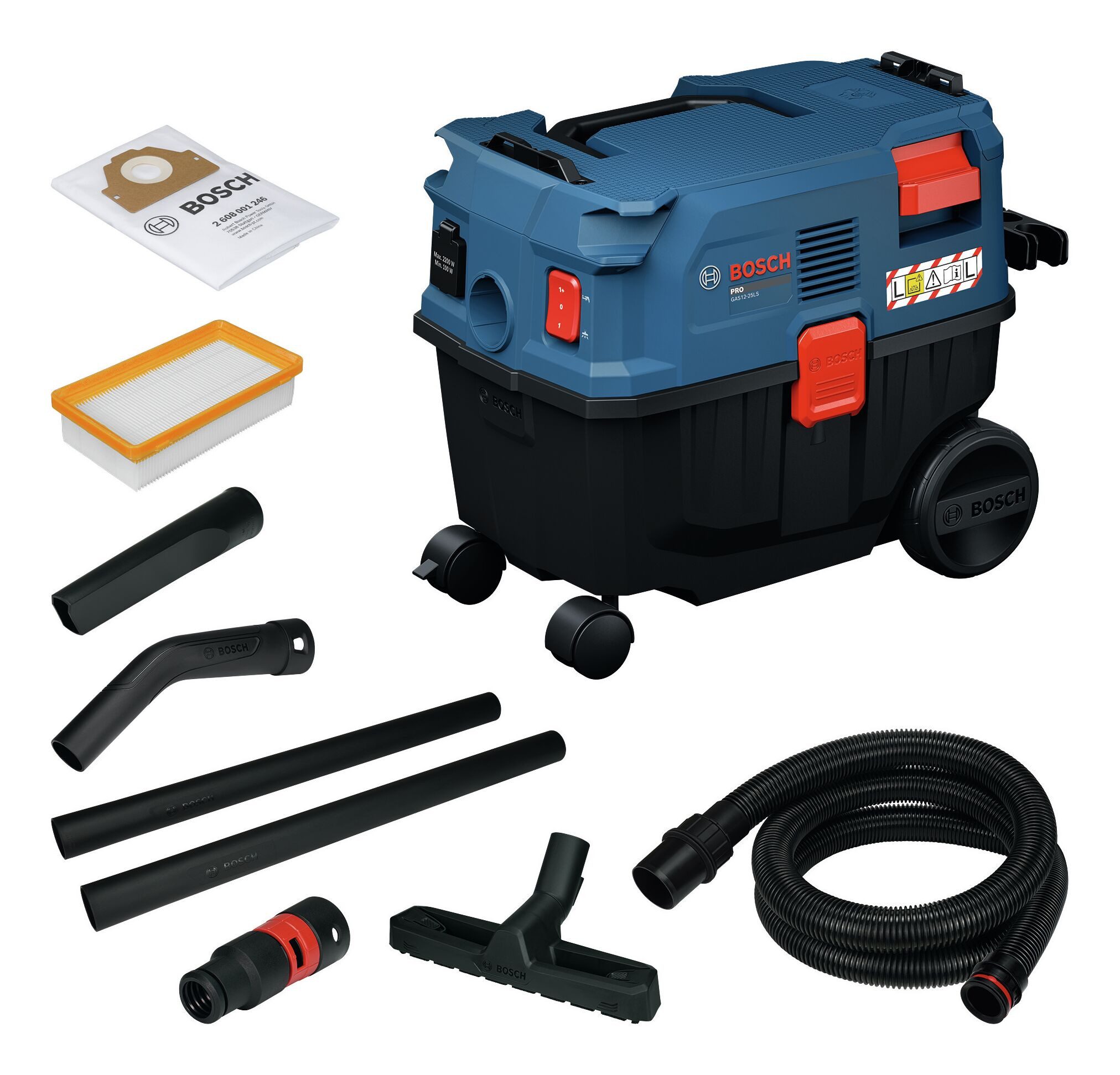 BOSCH Nass-Trocken-Sauger GAS, Allzwecksauger GAS12-25LS - im Karton