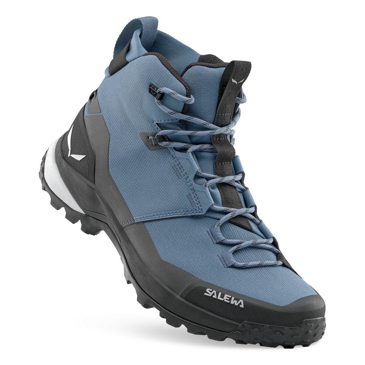 Salewa Puez 2 Mid PTX (Trekking, wasserdicht) blau/schwarz Herren Wanderschuh