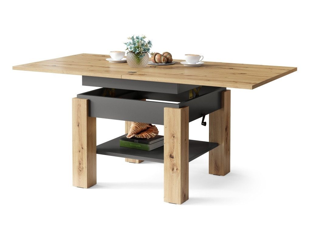 Eiche Artisan - Anthrazit matt