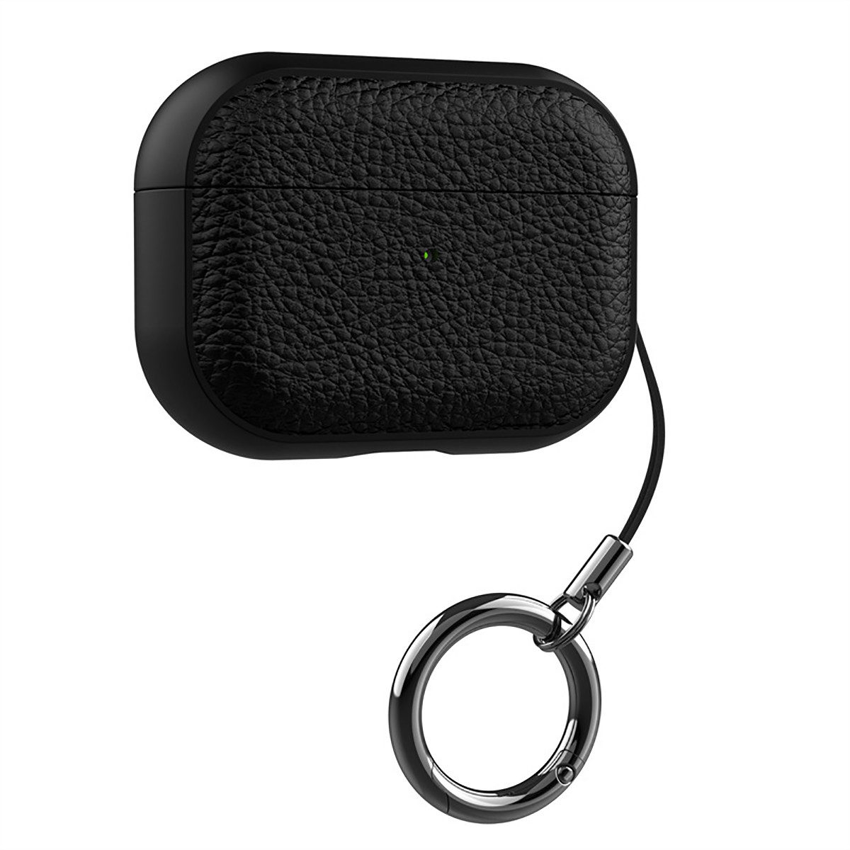 FOUORTUNATE-BEE Kopfhörer-Schutzhülle für AirPods Pro 3 Hülle Soft TPU Hülle mit Handschlaufe, Leder-Touch-Design, Baumtextur Airpods Pro 3 Case – Bild 2 von 5