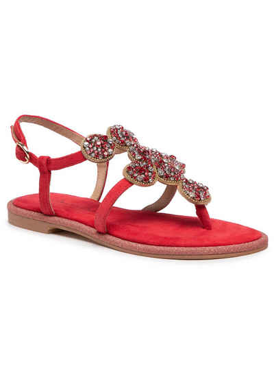 Alma en Pena Sandalen V21449 Suede Red Sandale