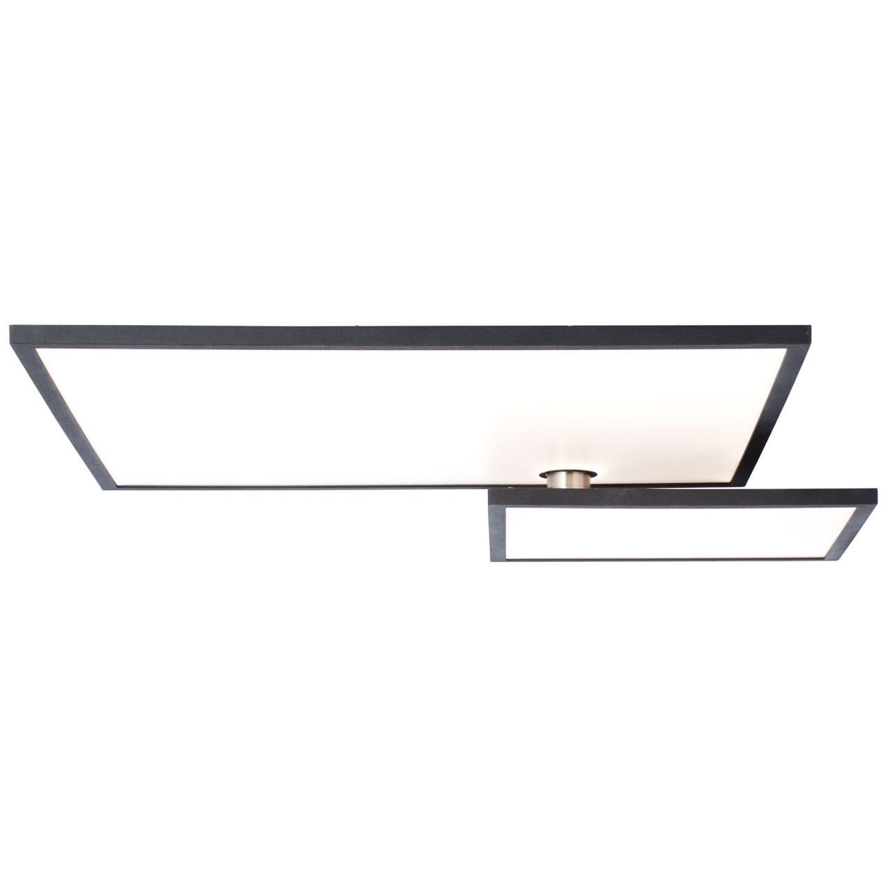 Lampe 62x47cm Bility Deckenaufbau-Paneel easyDim LED 1x schwarz/weiß Aufbauleuchte Bility, 3000K, Brilliant