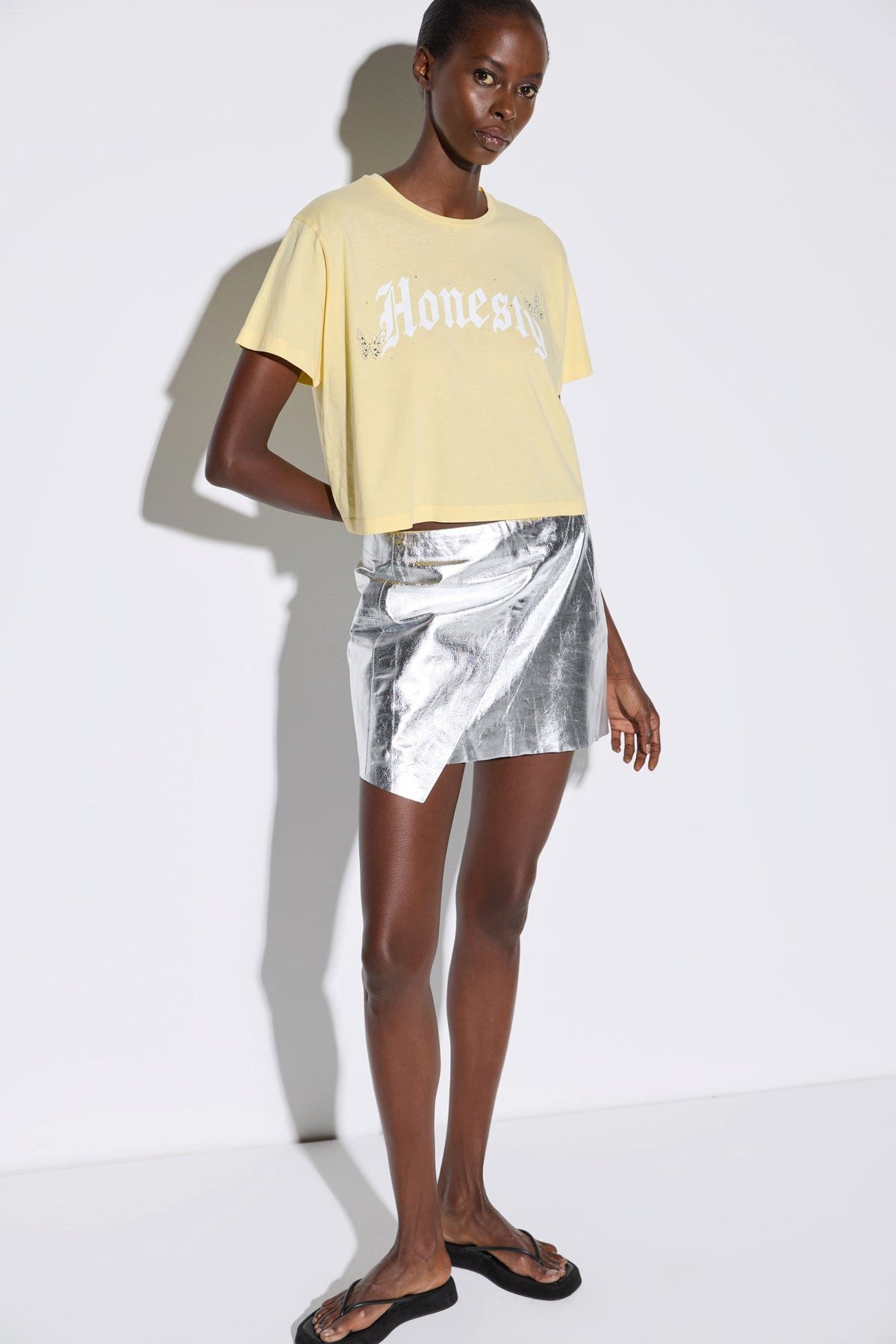 No Matter What T-Shirt Bedrucktes Crop-T-Shirt günstig online kaufen