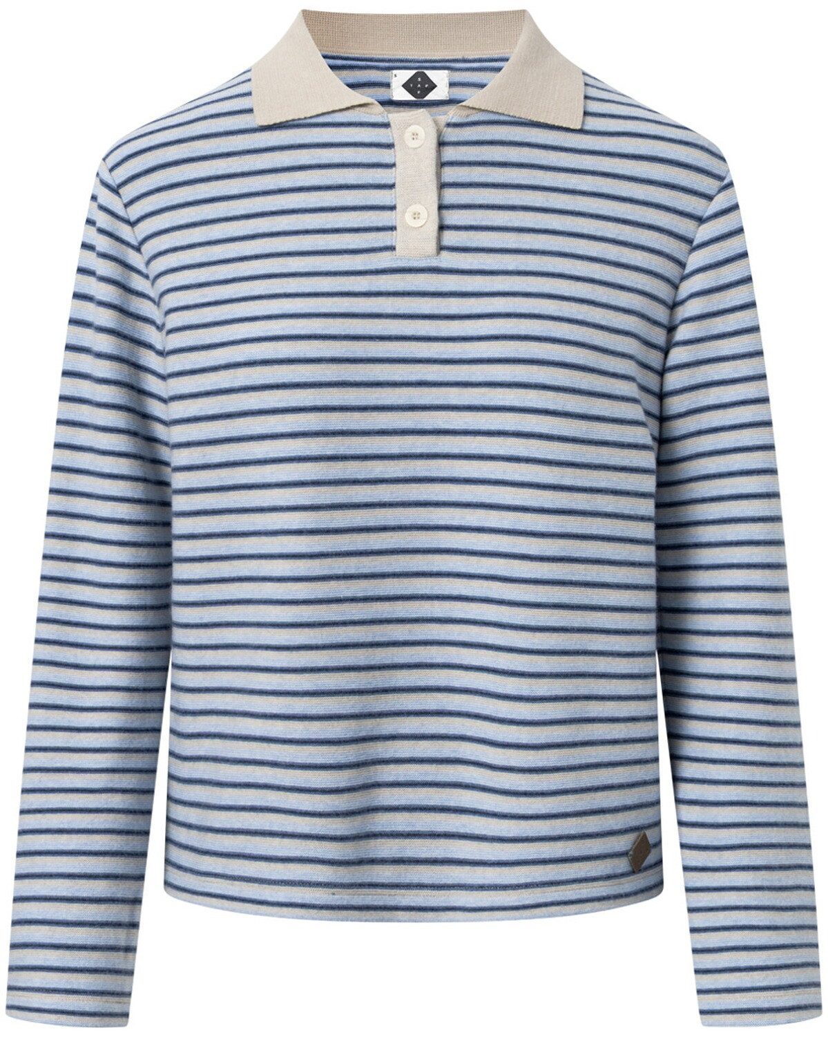 Stapf Strickpullover Langarm-Poloshirt Neidi