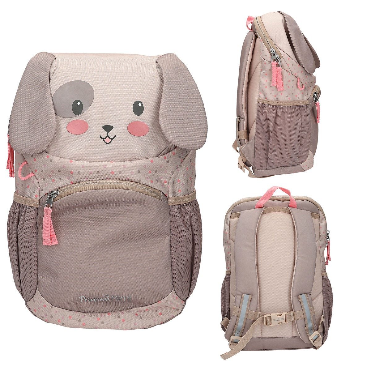 Depesche Rucksack DEPESCHE Princess Mimi Rucksack ergonomisch Hund mit Schlappohren
