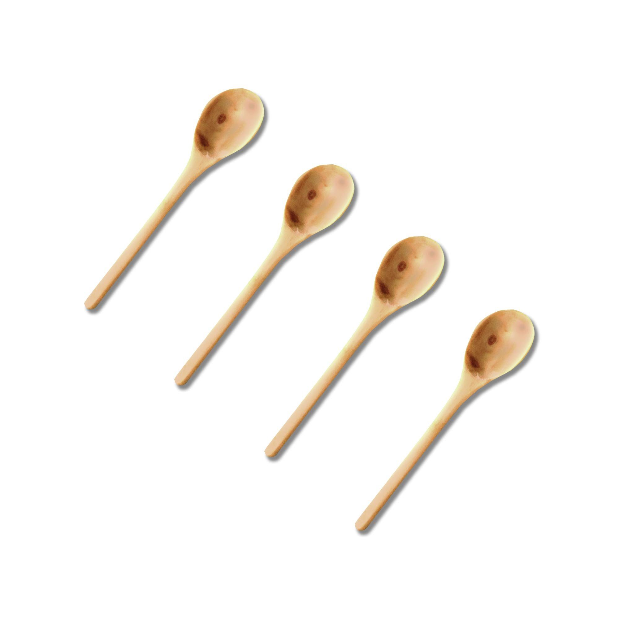 NATUREHOME Besteck-Set Tafelbesteck Besteck-Sets Rustikal Olivenholz (4-tlg), Olivenholz, Nachhaltig, Leicht, Handarbeit