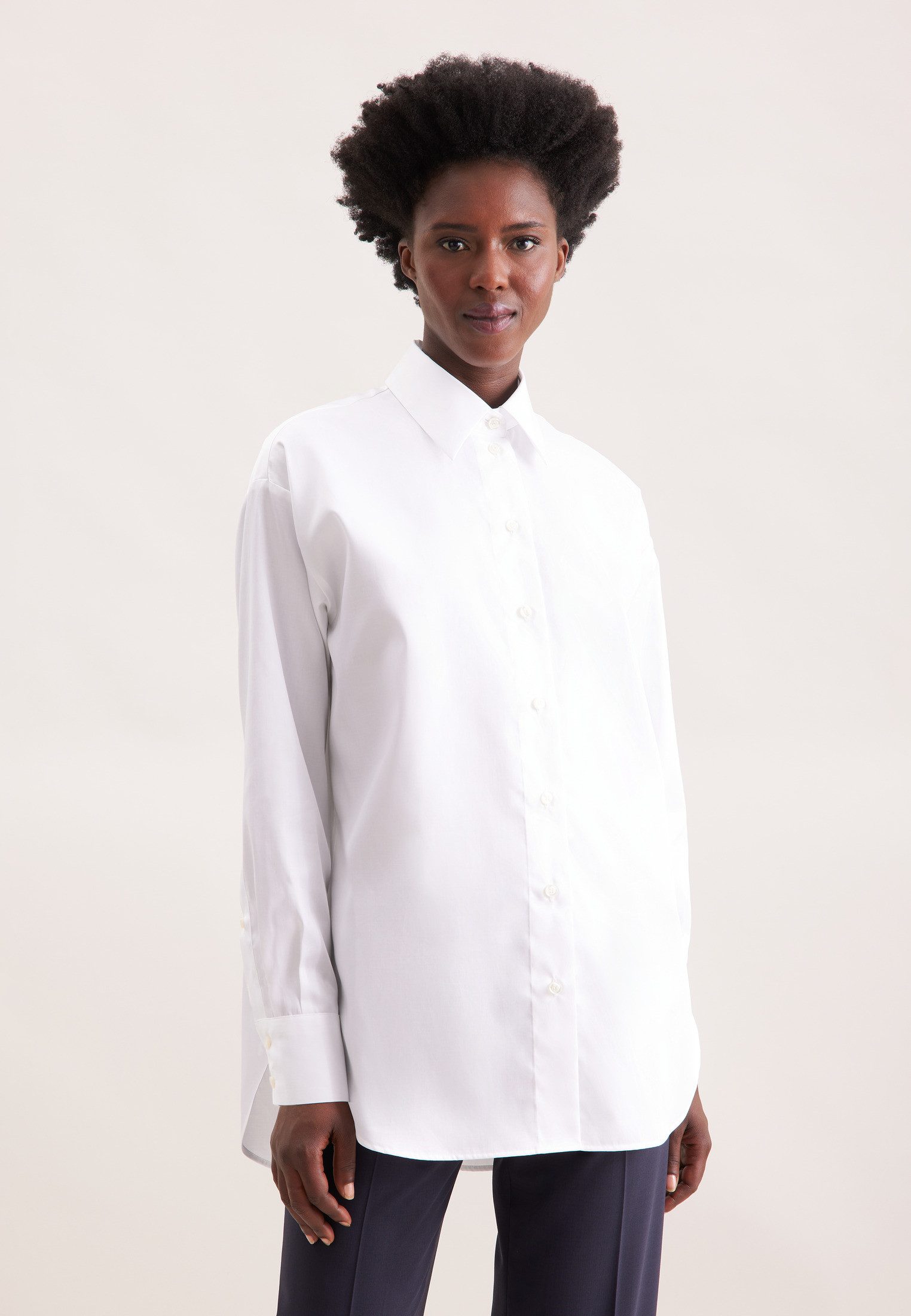 seidensticker Outdoorbluse 1/1 Kragen Uni günstig online kaufen