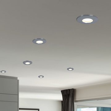 etc-shop LED Einbaustrahler, LED-Leuchtmittel fest verbaut, Warmweiß, 8er Set LED Einbau Leuchte Decken Spot Strahler Wohn Zimmer Bad