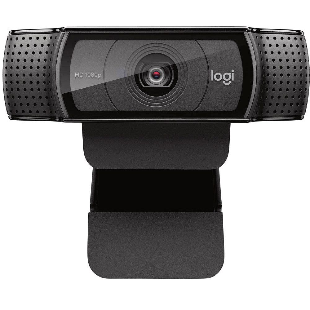Logitech C920e für Videokonferenzen, Mikrofon, USB, Business Full HD-Webcam (Full HD (1080p), Autofokus, Abdeckblende für Privatsphäre)