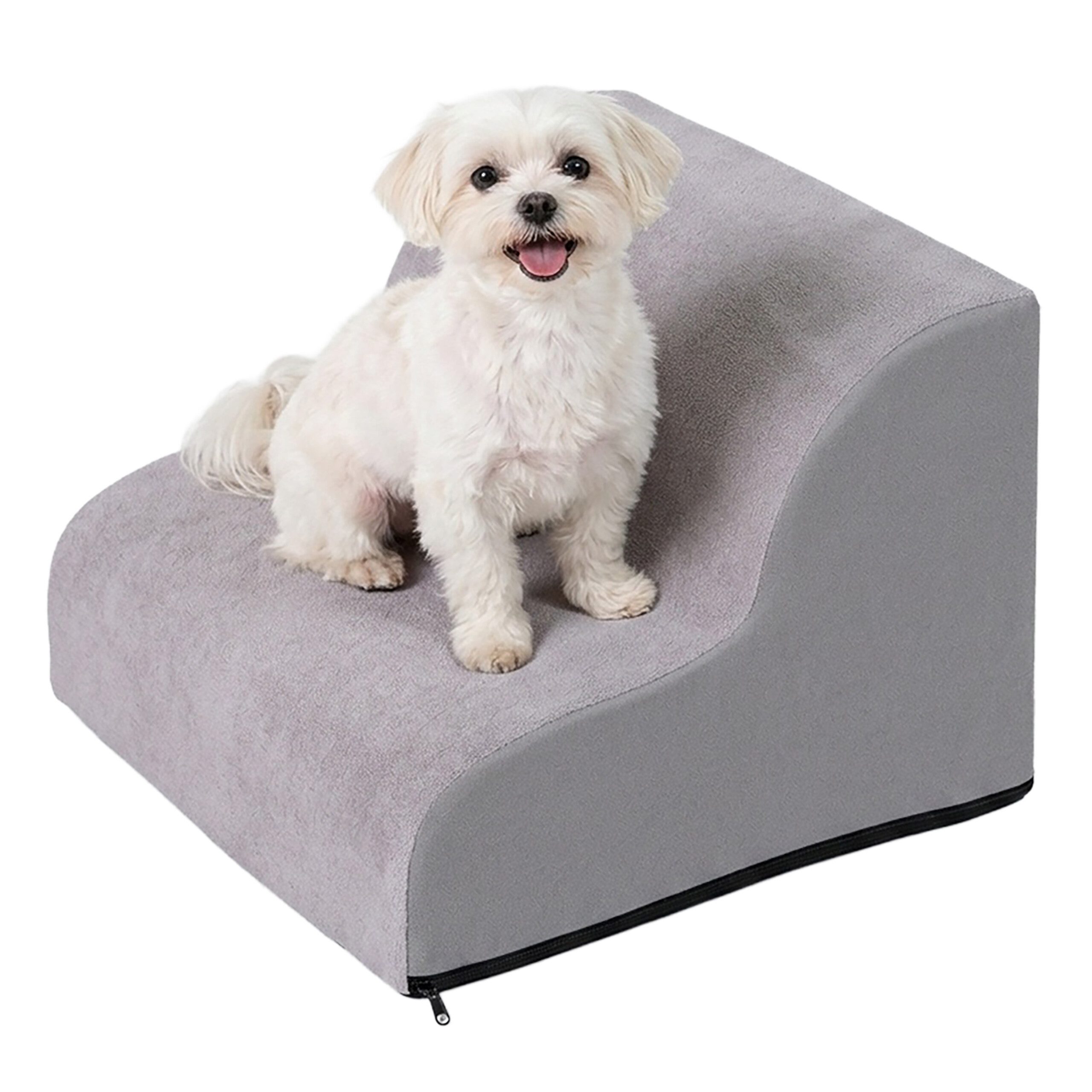 relaxdays Haustiertreppe Hundetreppe für Bett & Sofa (1-St), 2 Stufen