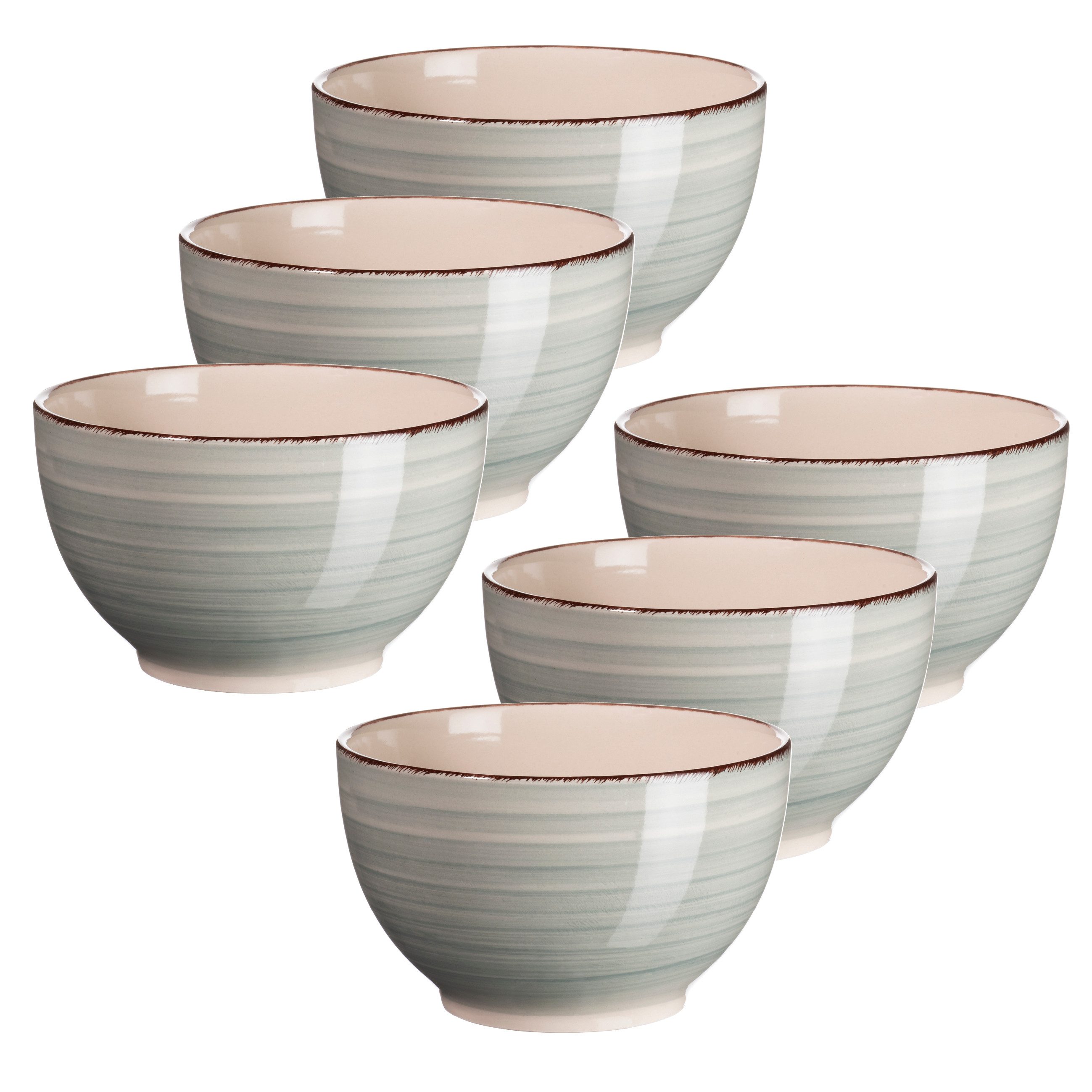 MÄSER Müslischale LUMACA, Steinzeug, (6-tlg)