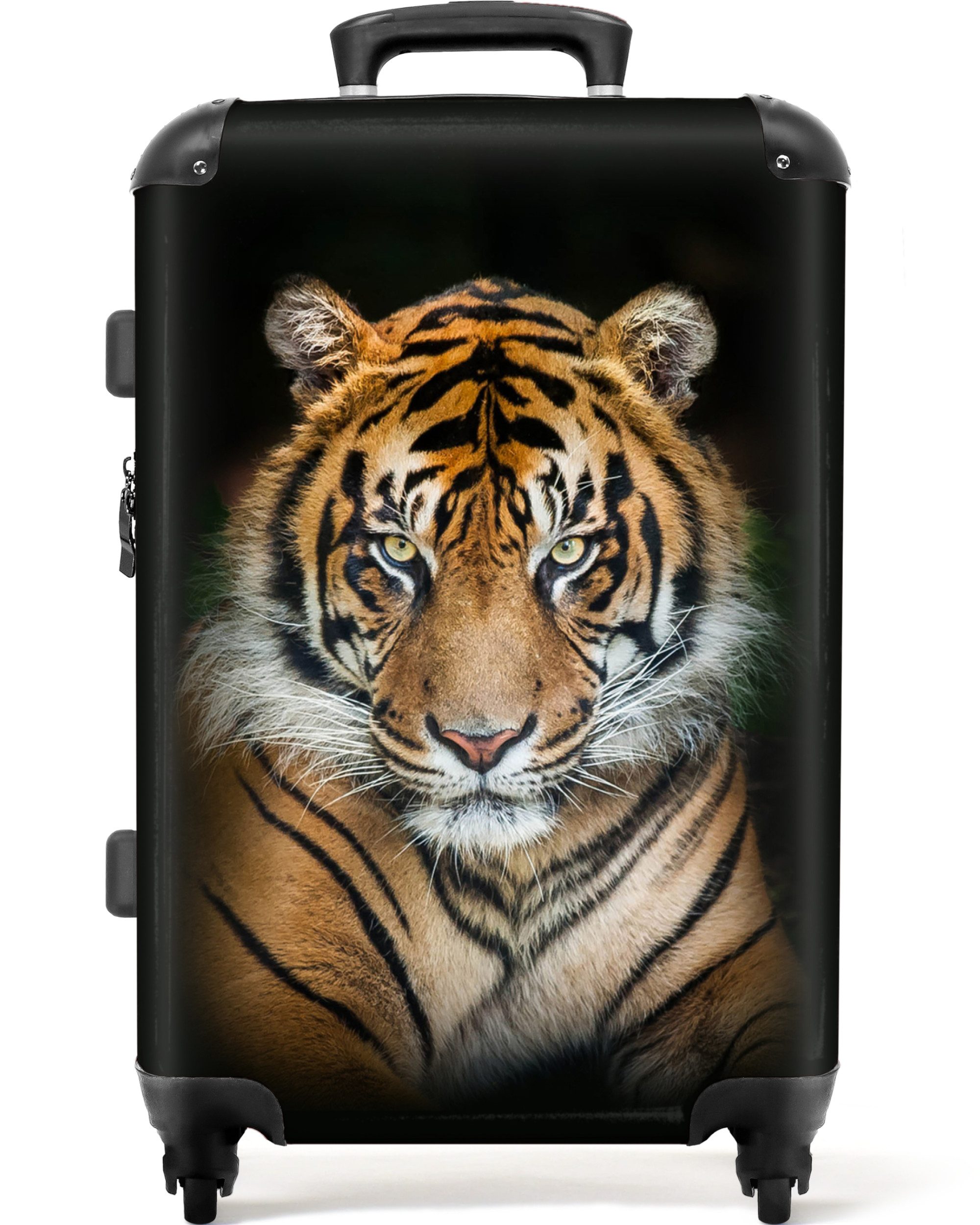 NoBoringSuitcases.com© Hartschalen-Trolley Tiger - Schwarz - günstig online kaufen