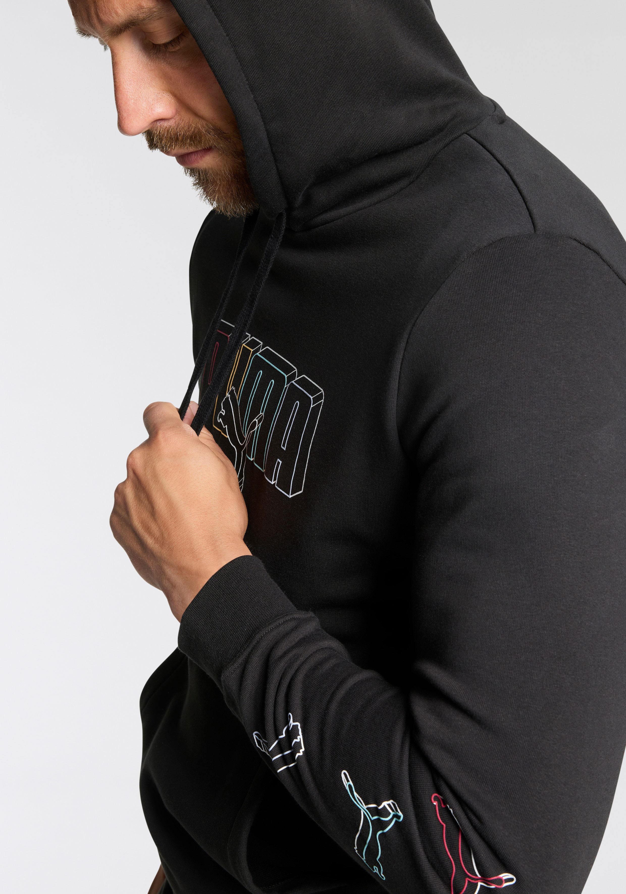 PUMA Kapuzensweatshirt ESS LOGO LAB EXECUTION HOODIE TR mit Kapuze, mit Kängurutasche, Regular Fit – Bild 3 von 5