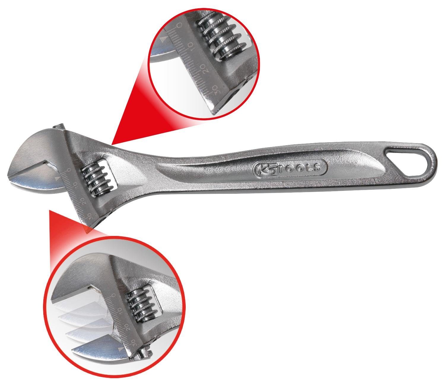Thumbnail - KS Tools Maulschlüssel Rollgabelschlüssel, verstellbar, 34mm