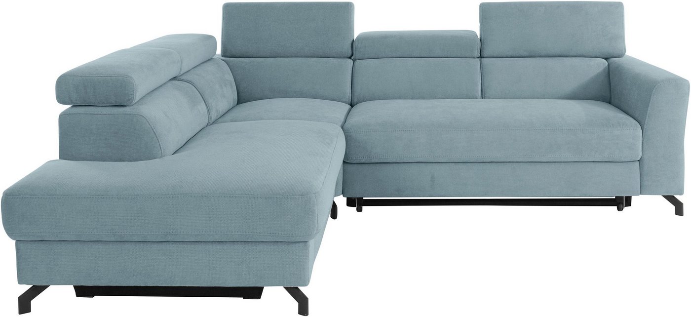 Places of Style Ecksofa »Casagrande Luxus«, incl. Kopfteilverstellung, wahlweise mit Bettfunktion und Bettkasten, mit besonders hochwertiger Kaltschaumpolsterung für bis zu 140 kg pro Sitzfläche, auch mit Aqua clean-Bezug-kaufen