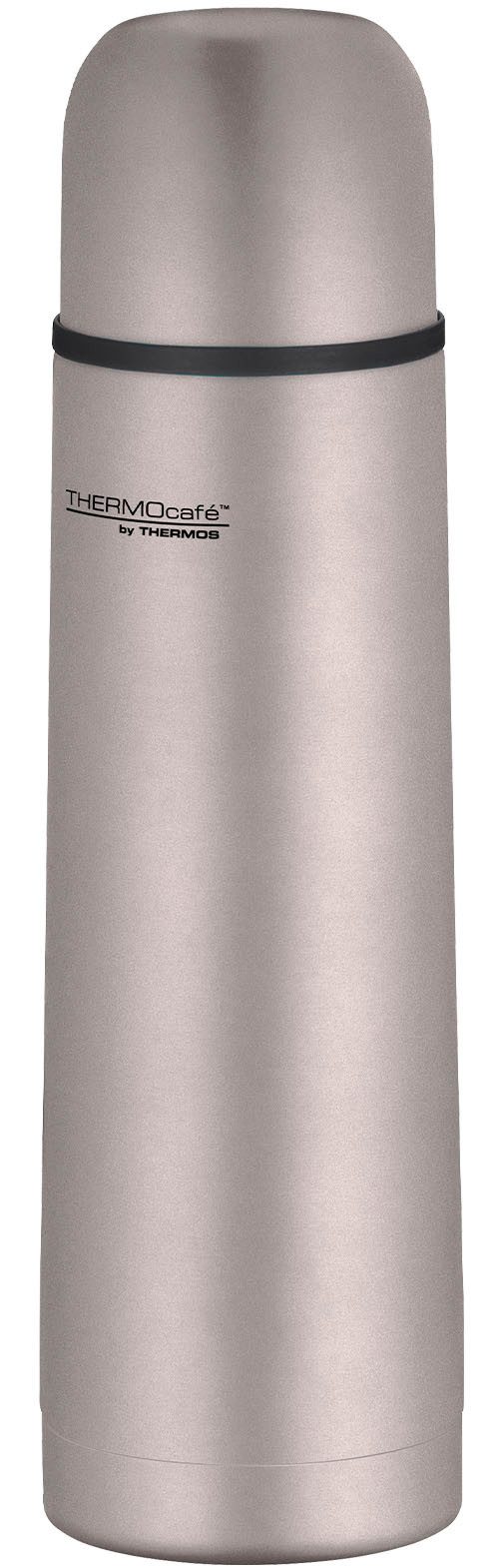 THERMOcafé Isolierflasche TC EVERYDAY, Edelstahlkörper, spülmaschinenfest, mit Twist & Pour Lid und Trinkbecher (nicht isoliert)