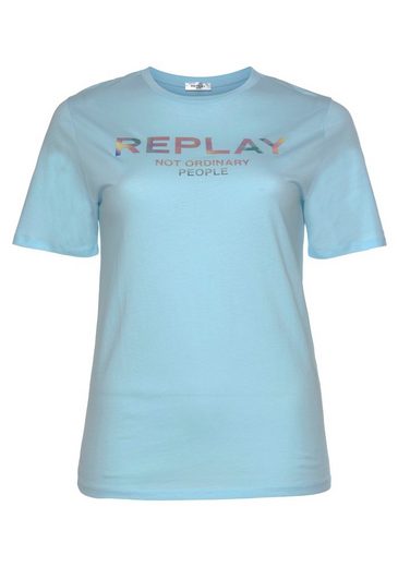 Replay T-Shirt mit Logoprint