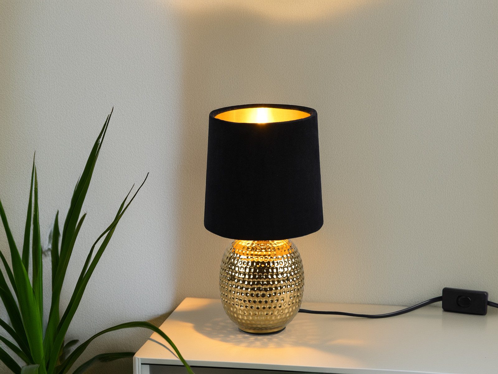 Reality Leuchten LED Nachttischlampe, Dimmfunktion, LED wechselbar, Warmwei günstig online kaufen