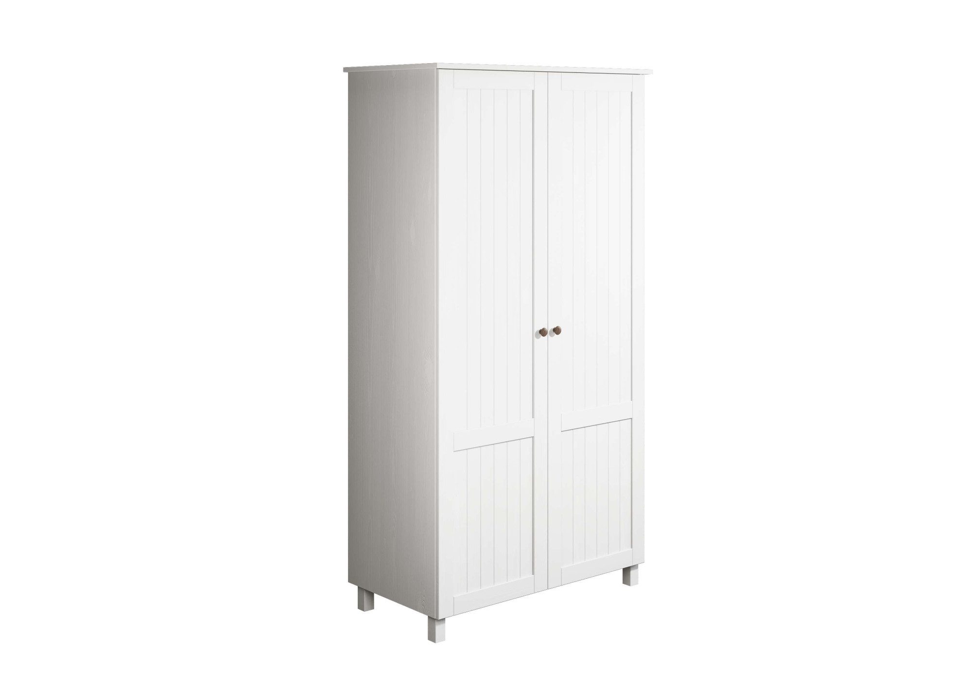 OTTO home Kleiderschrank Juventus, Drehtürenschrank, Schrank mit 2 Türen, 97 cm breit, aus massiver Kiefer, FSC®-zertifiziert