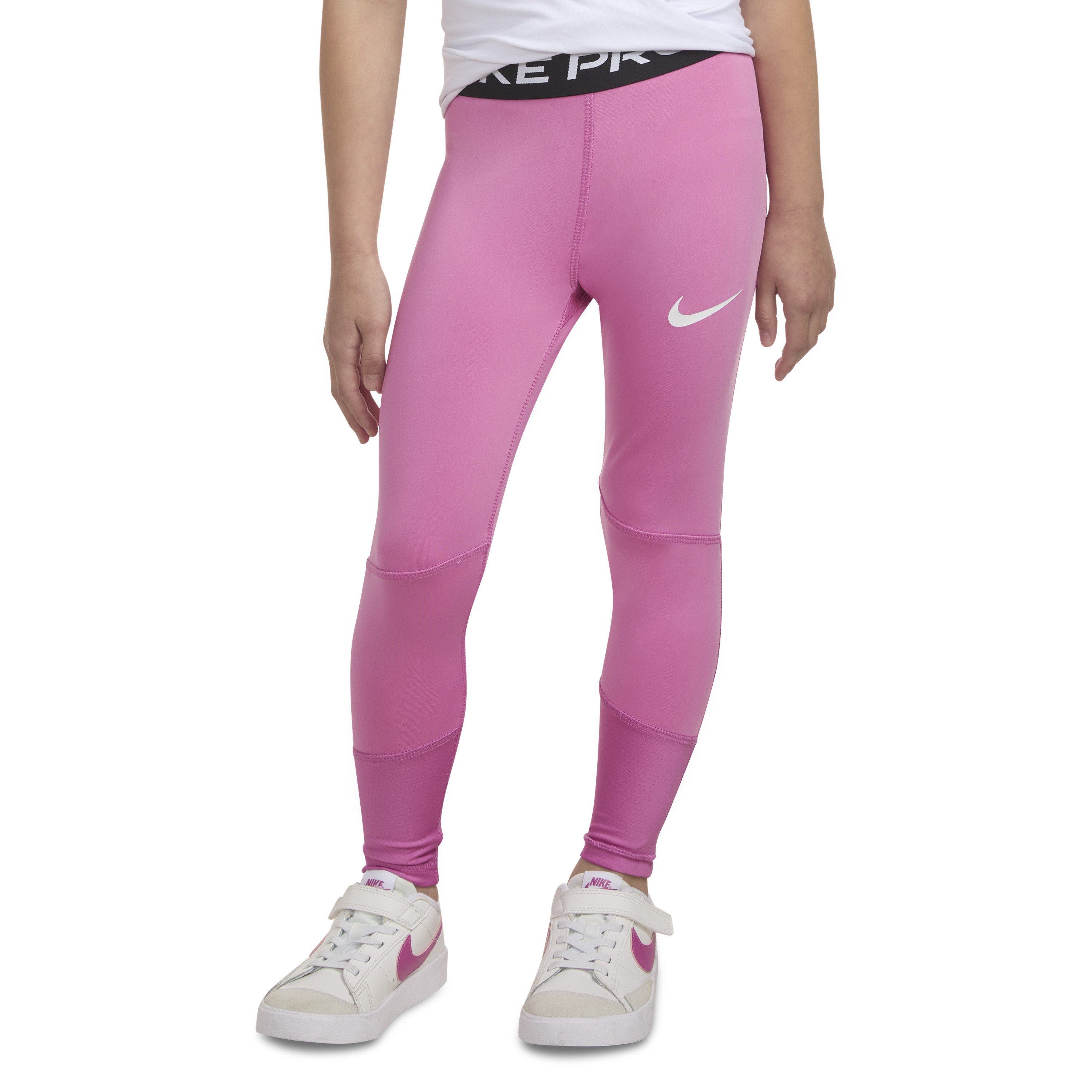 Nike Sportswear Leggings NKG NIKE PRO LEGGING mit angesetztem Bündchen, aus Jersey-Material