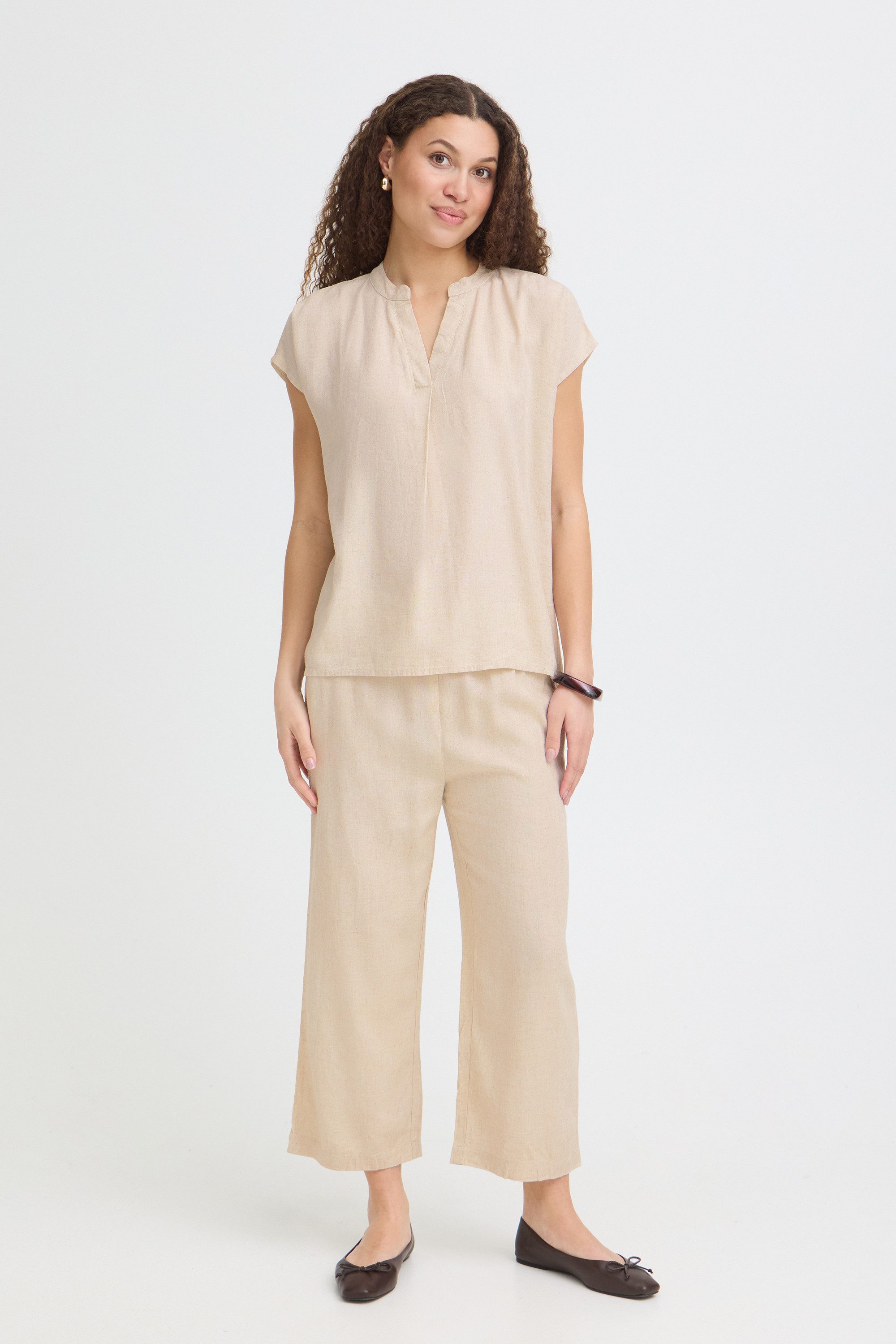 fransa Kurzarmbluse Kurzarm-Bluse FRJETT