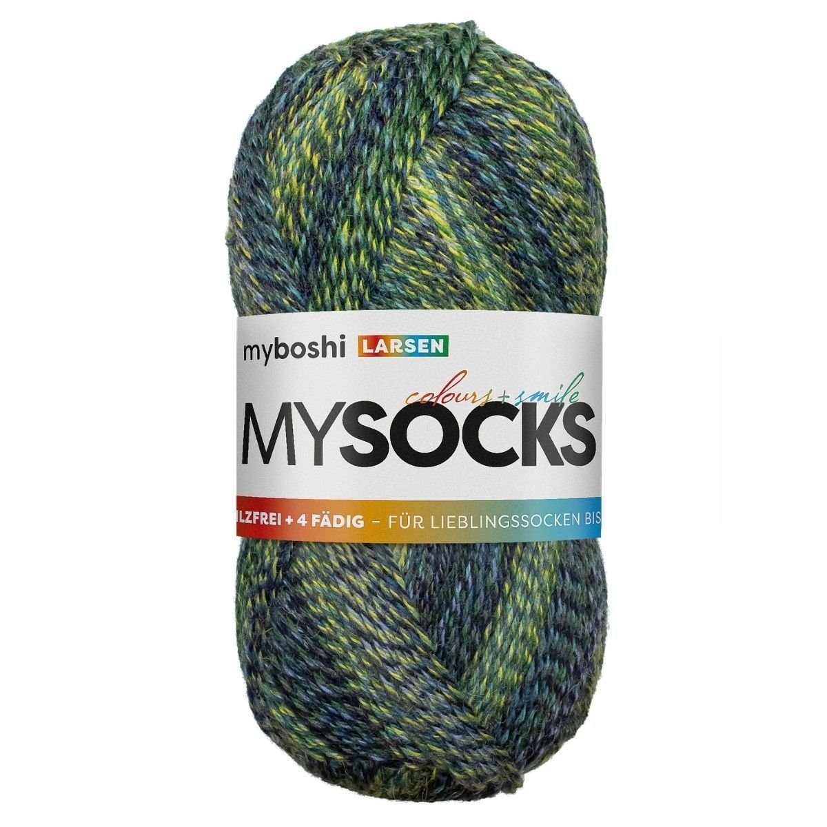 myboshi Sockenwolle myboshi mysocks, 75% Schurwolle, 25% Polyamid Häkelwolle