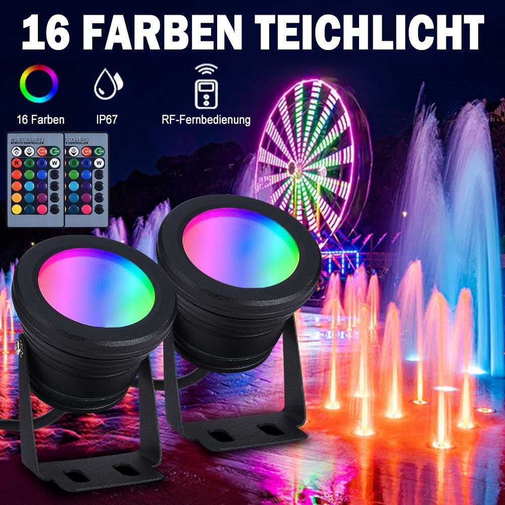 Rosnek LED Teichleuchte Wasserdichte,Aquarium Tauch Pool günstig online kaufen