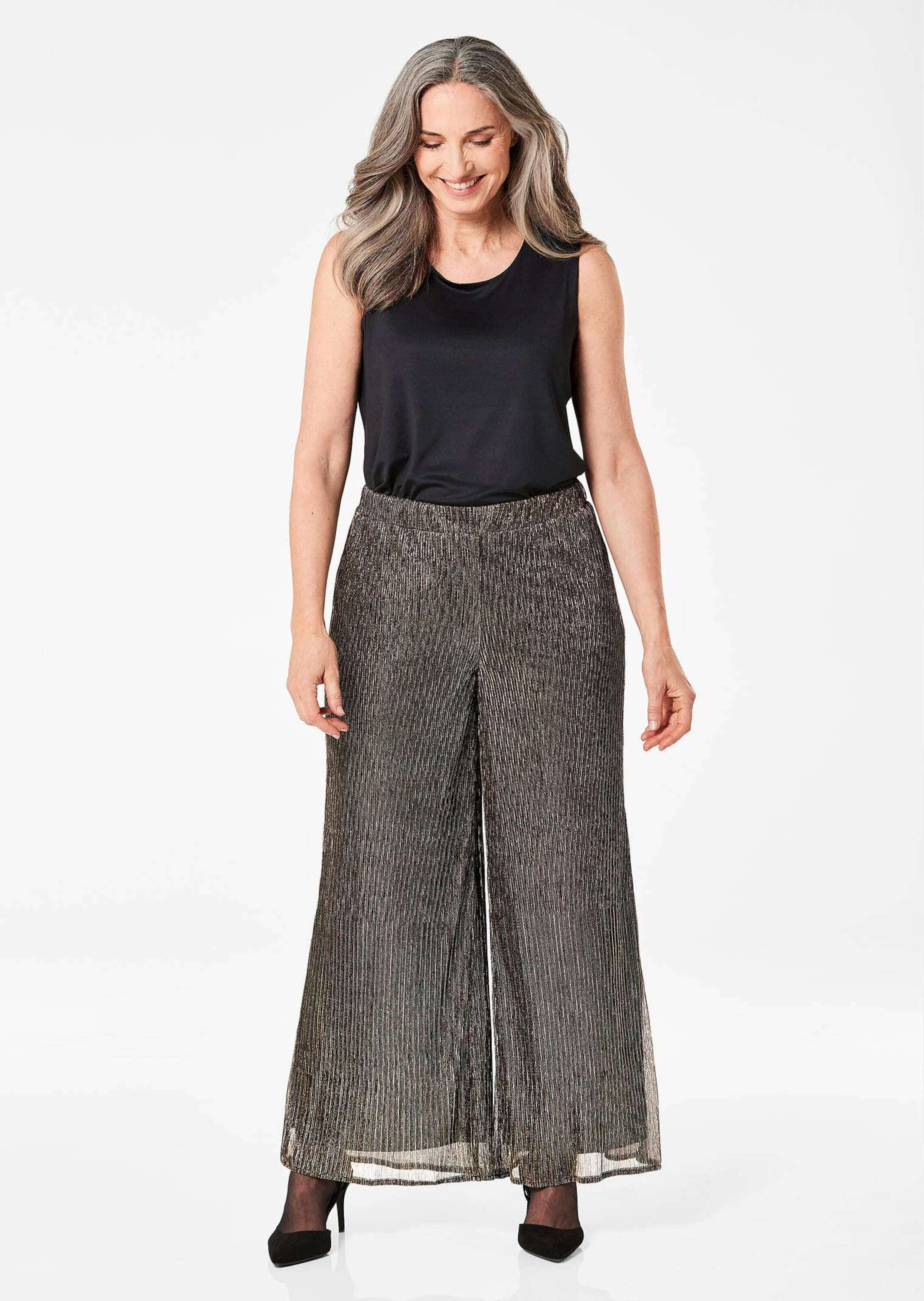 GOLDNER Schlupfhose Kurzgröße: Moderne Stretchhose mit Rundumdehnbund Elega günstig online kaufen