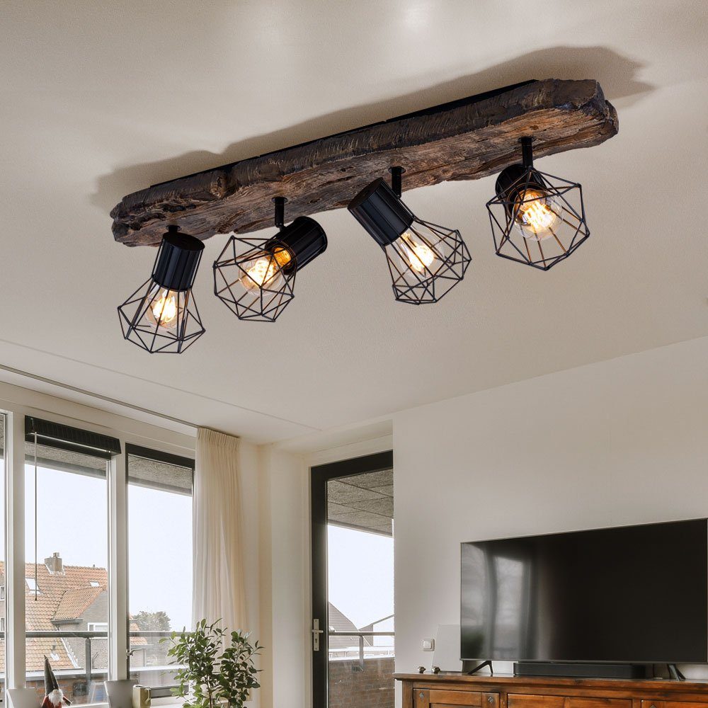 GLOBO LIGHTING Deckenspot, Leuchtmittel nicht inklusive, Landhaus Deckenleu günstig online kaufen