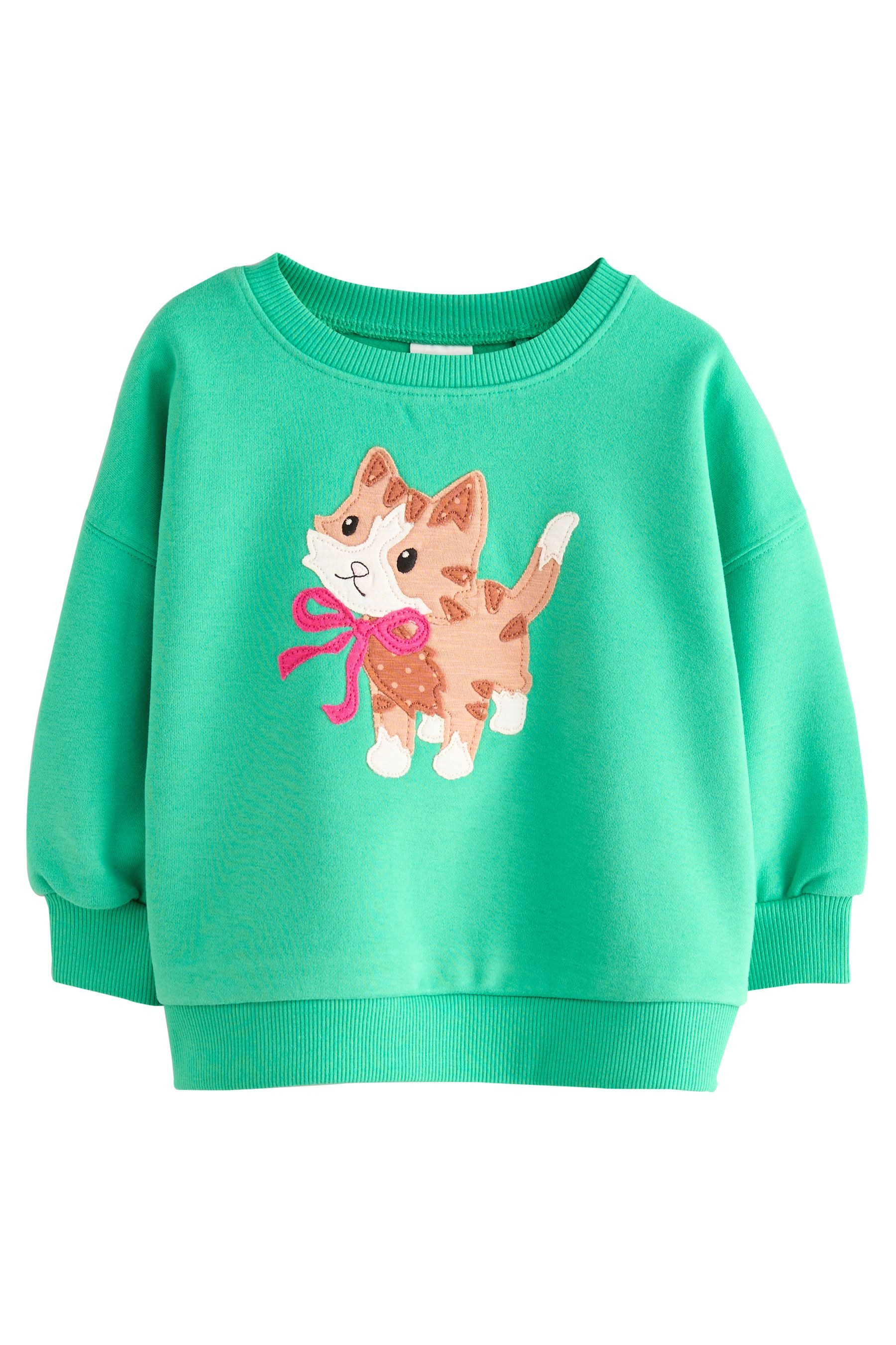 Next Sweater Sweatshirt mit Rundhalsausschnitt (1-tlg)
