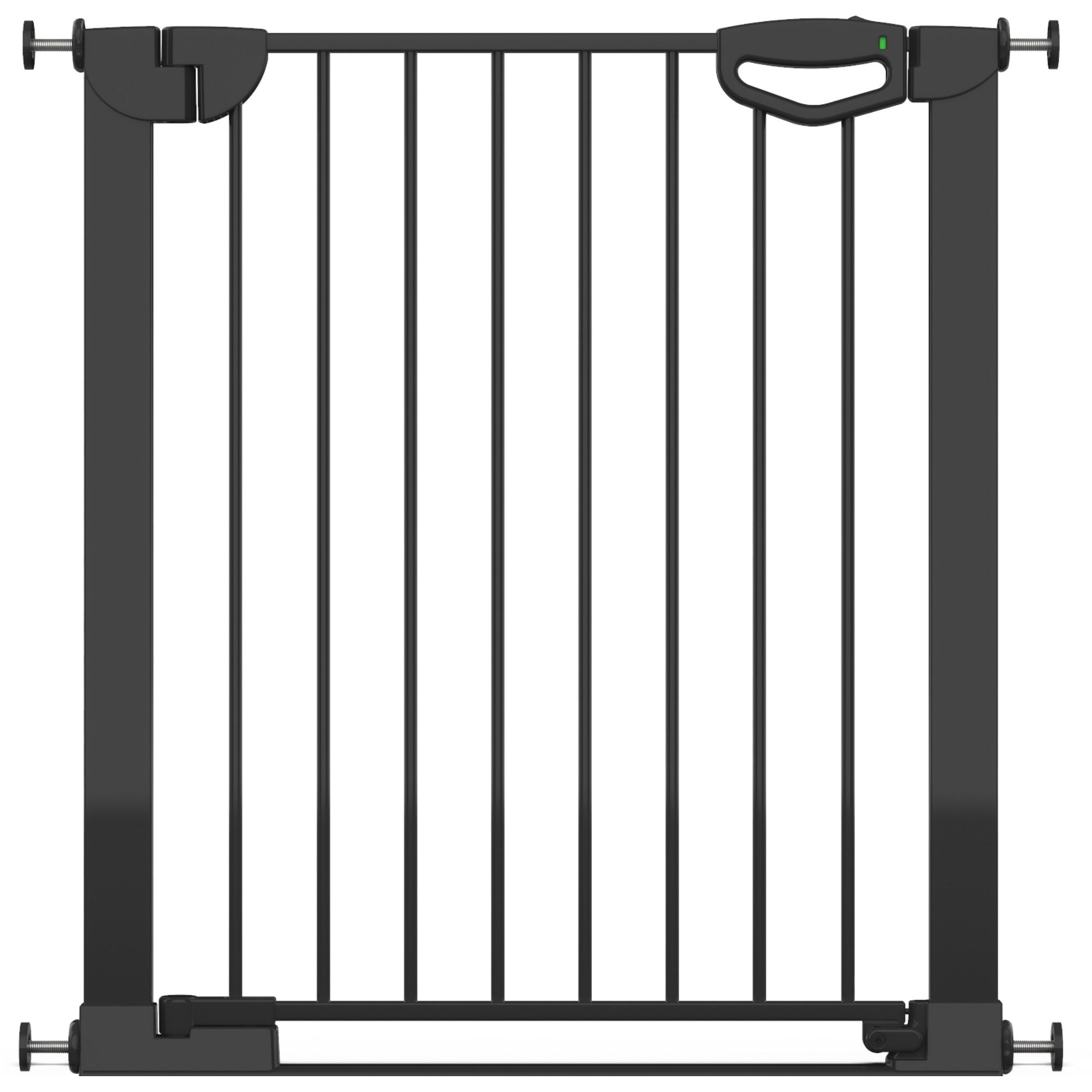 Geuther Türschutzgitter Easylock Flatstep 69-125 schwarz, auch als Treppenschutzgitter verwendbar
