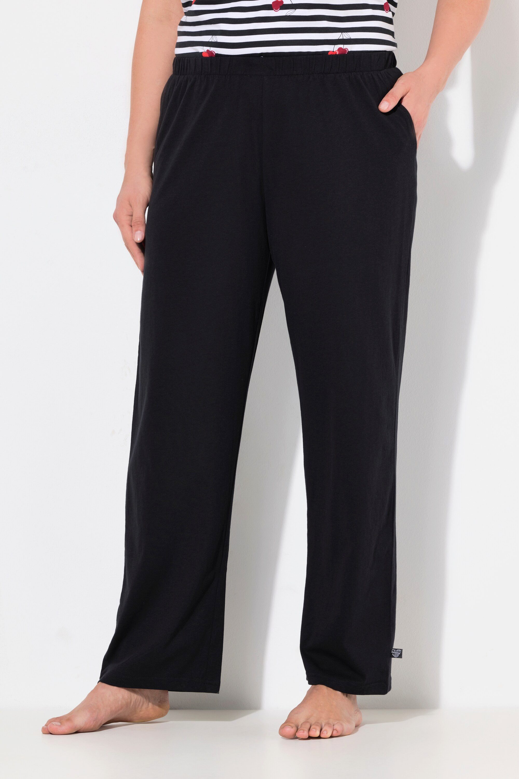 Ulla Popken Pyjama Pyjamahose uni / günstig online kaufen