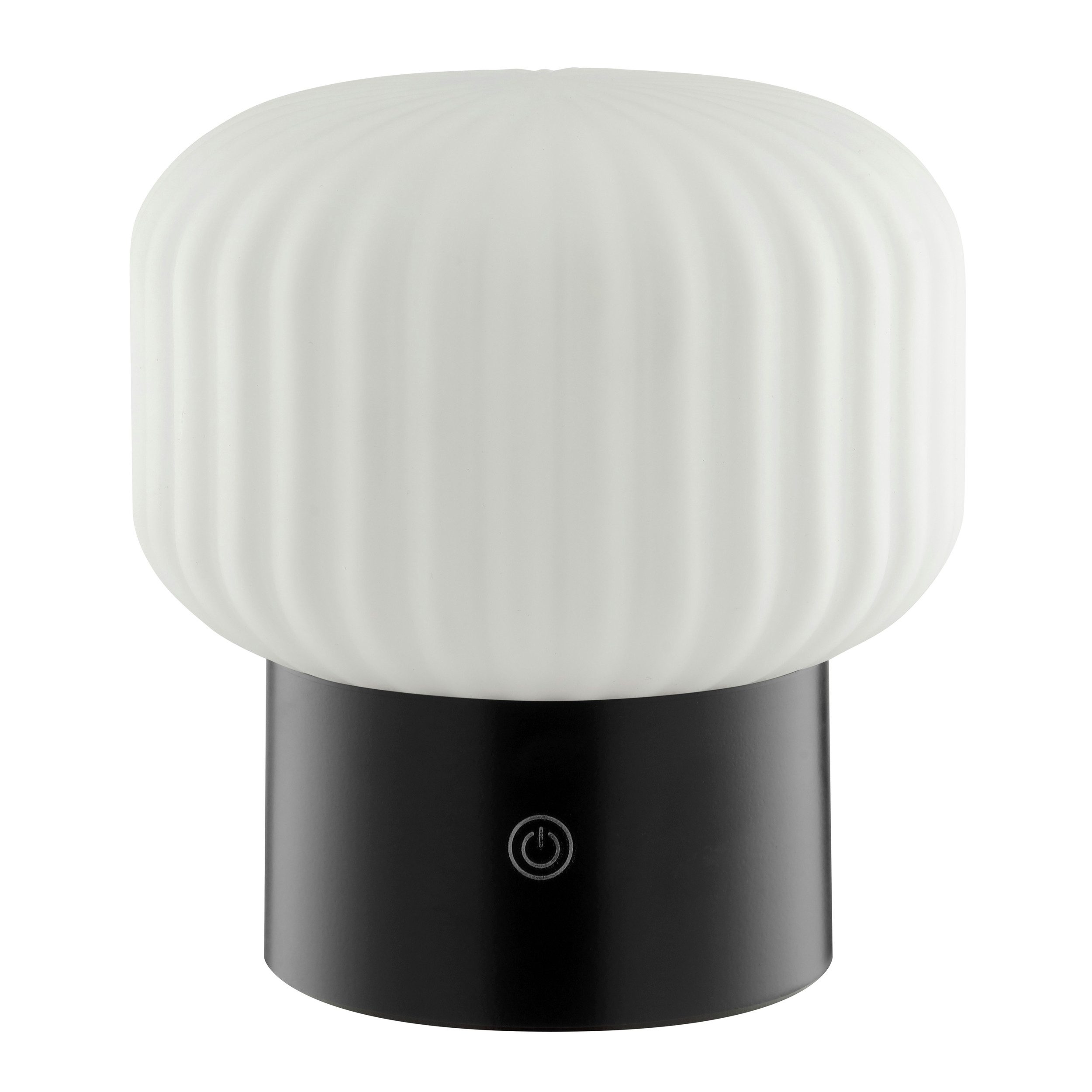 Brilliant LED Tischleuchte Sarastro, Dimmfunktion, RGB, USB-Ladefunktion, LED fest integriert, Warmweiß, RGB, Akku Leuchte, 280 lm, 2700 K, RGB, dimmbar, Wireless Charging