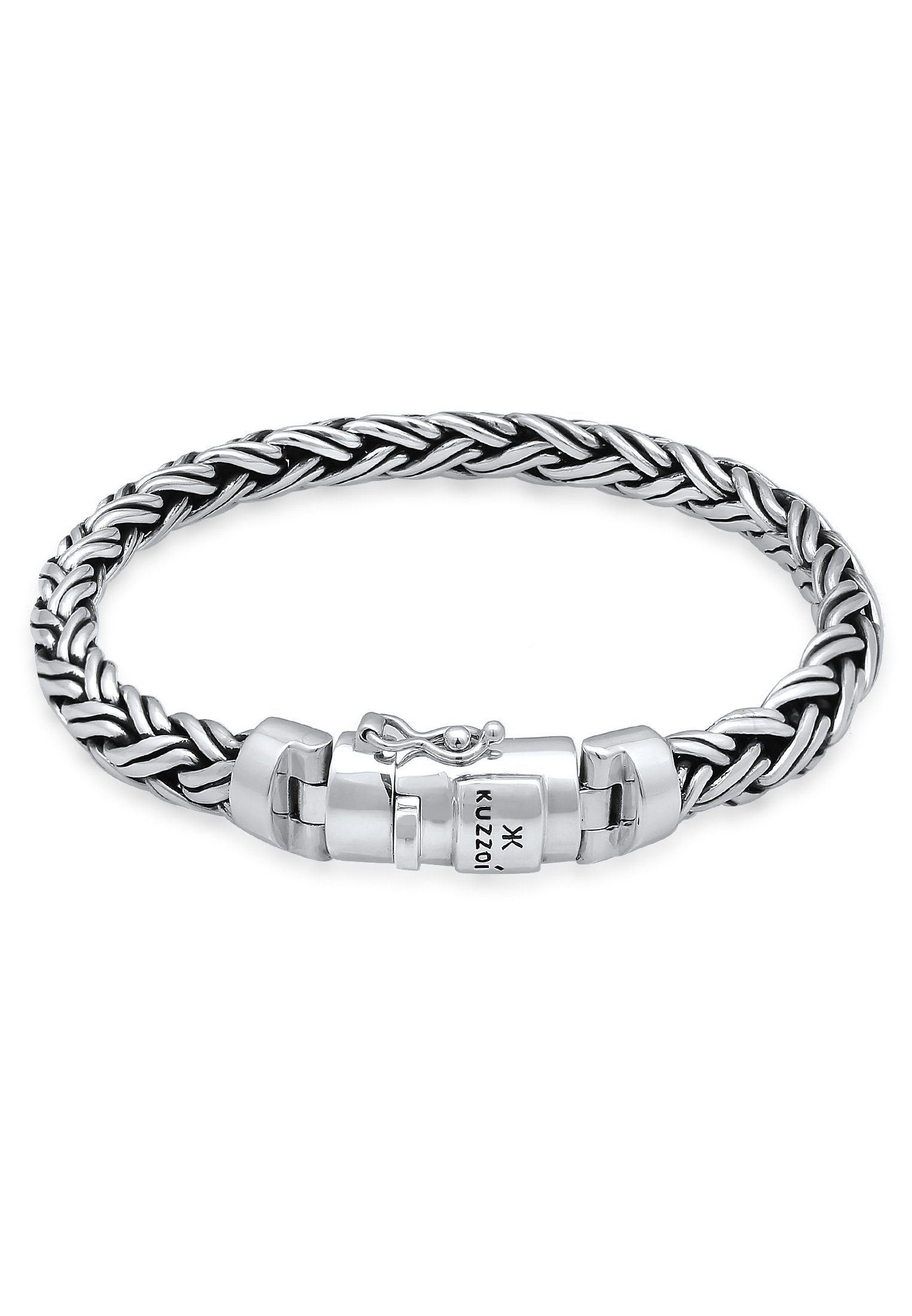 Kuzzoi Armband Herren Panzer Glieder Kastenverschluss 925 Silber günstig online kaufen