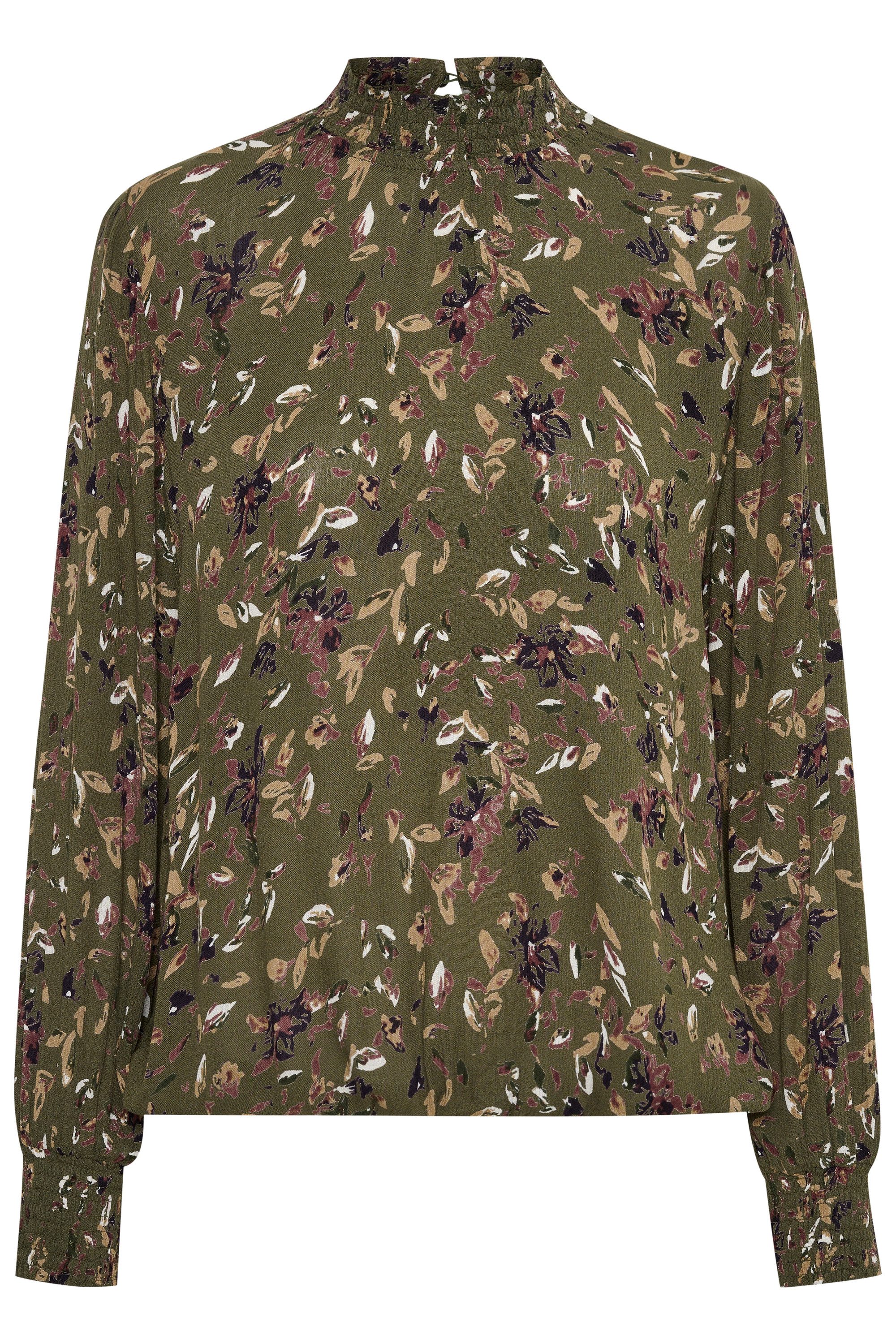 Langarmbluse Langarm-Bluse KAfay