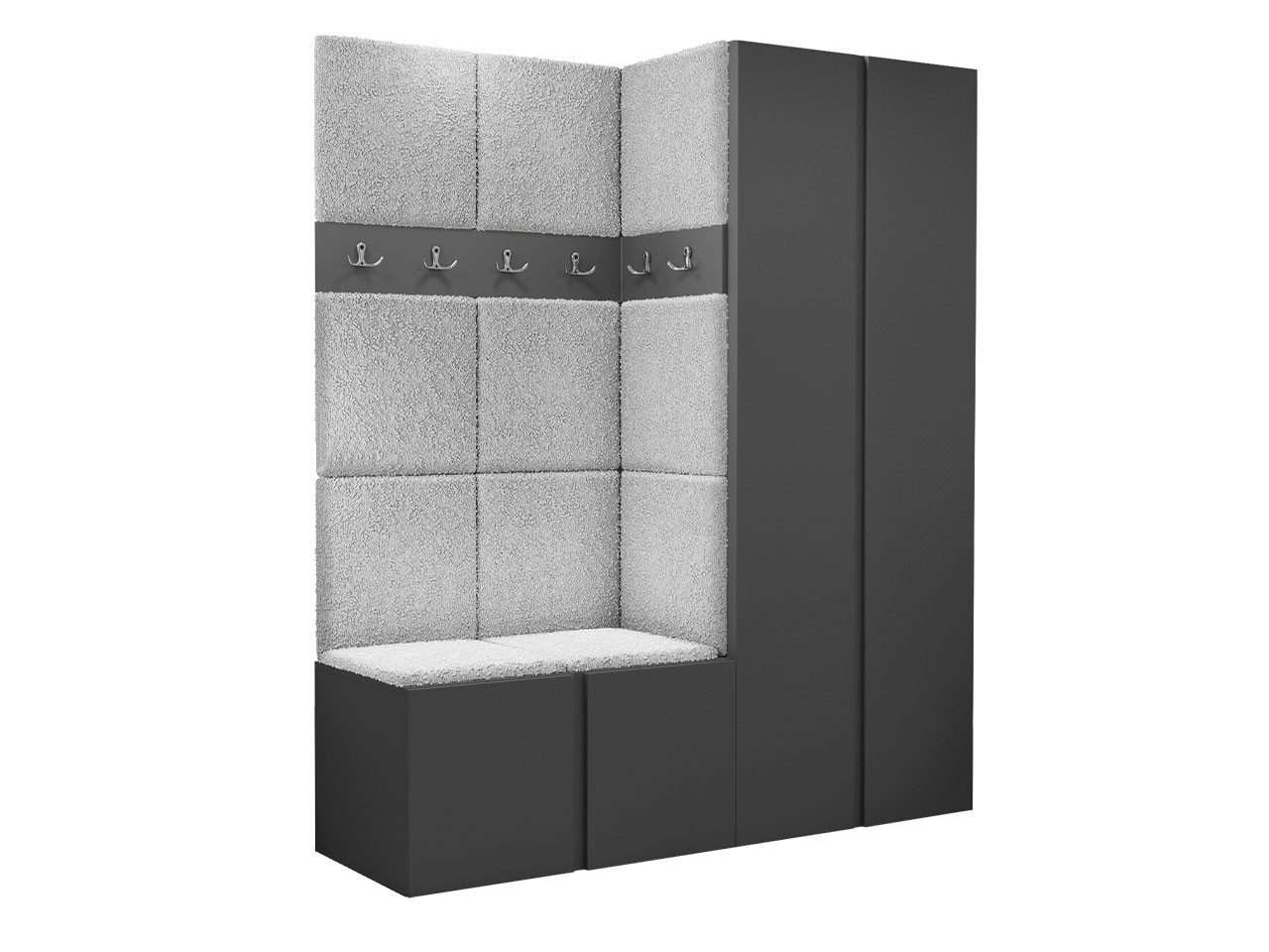 MIRJAN24 Garderoben-Set Orion III, (Komplett-Set, Kleiderschrank, günstig online kaufen