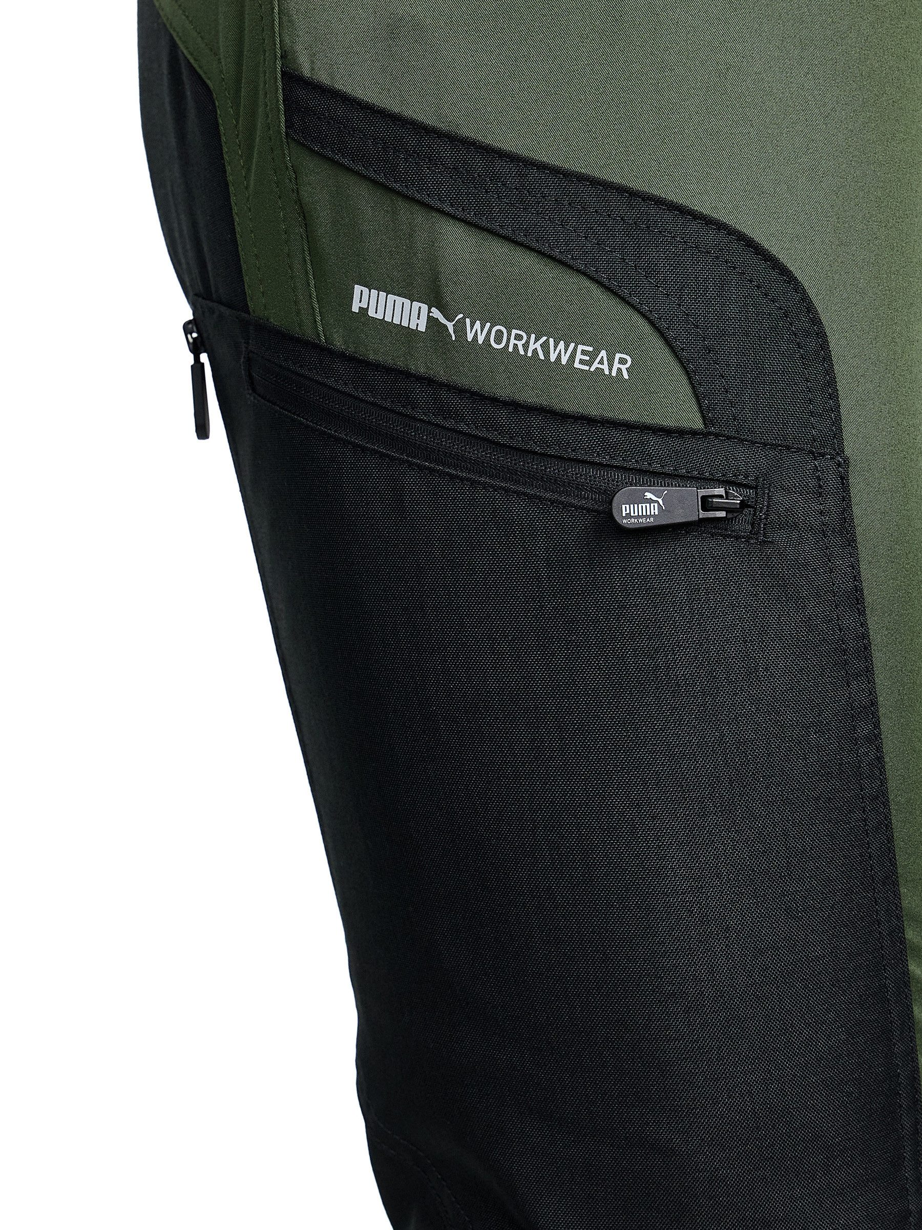 PUMA Workwear Outdoorhose Wanderhose Herren - Outdoor Hosen für Herren, Verstellbare Knopfleiste Verstärktes Nylon für Langlebigkeit - 4-Wege-Stretch - Atmungsaktiv