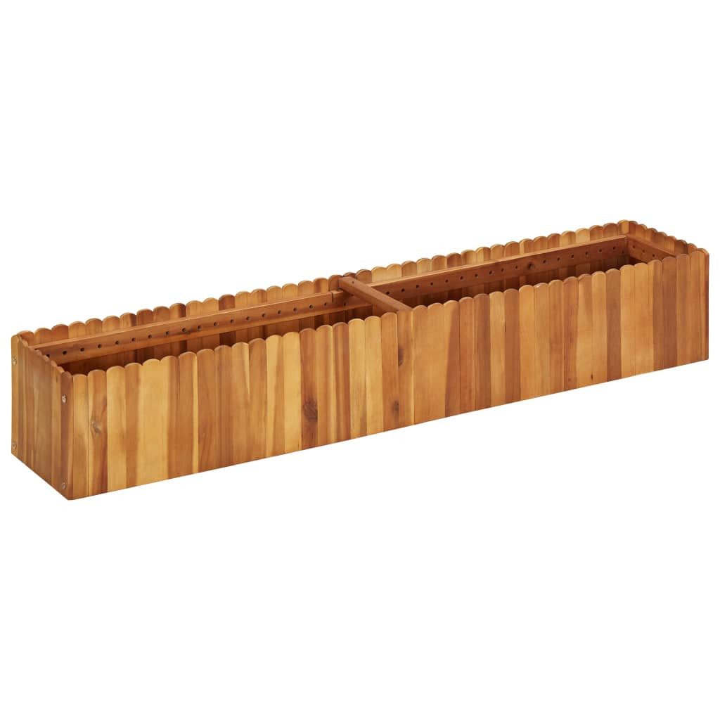vidaXL Hochbeet Garten-Hochbeet 150x30x25 cm Massivholz (1 St)