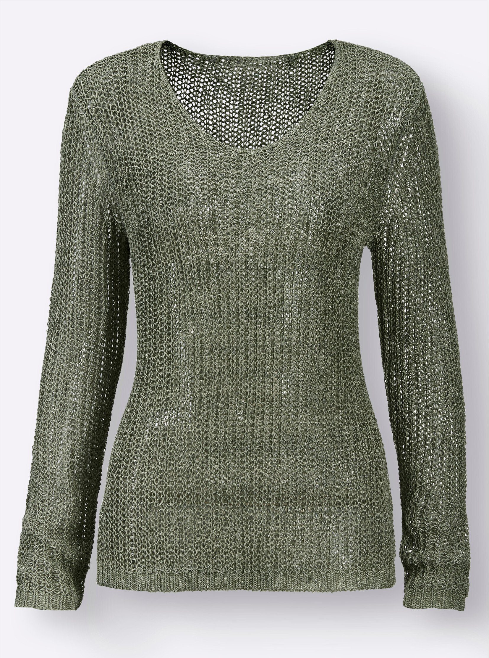 creation L Strickpullover Pullover Langarm